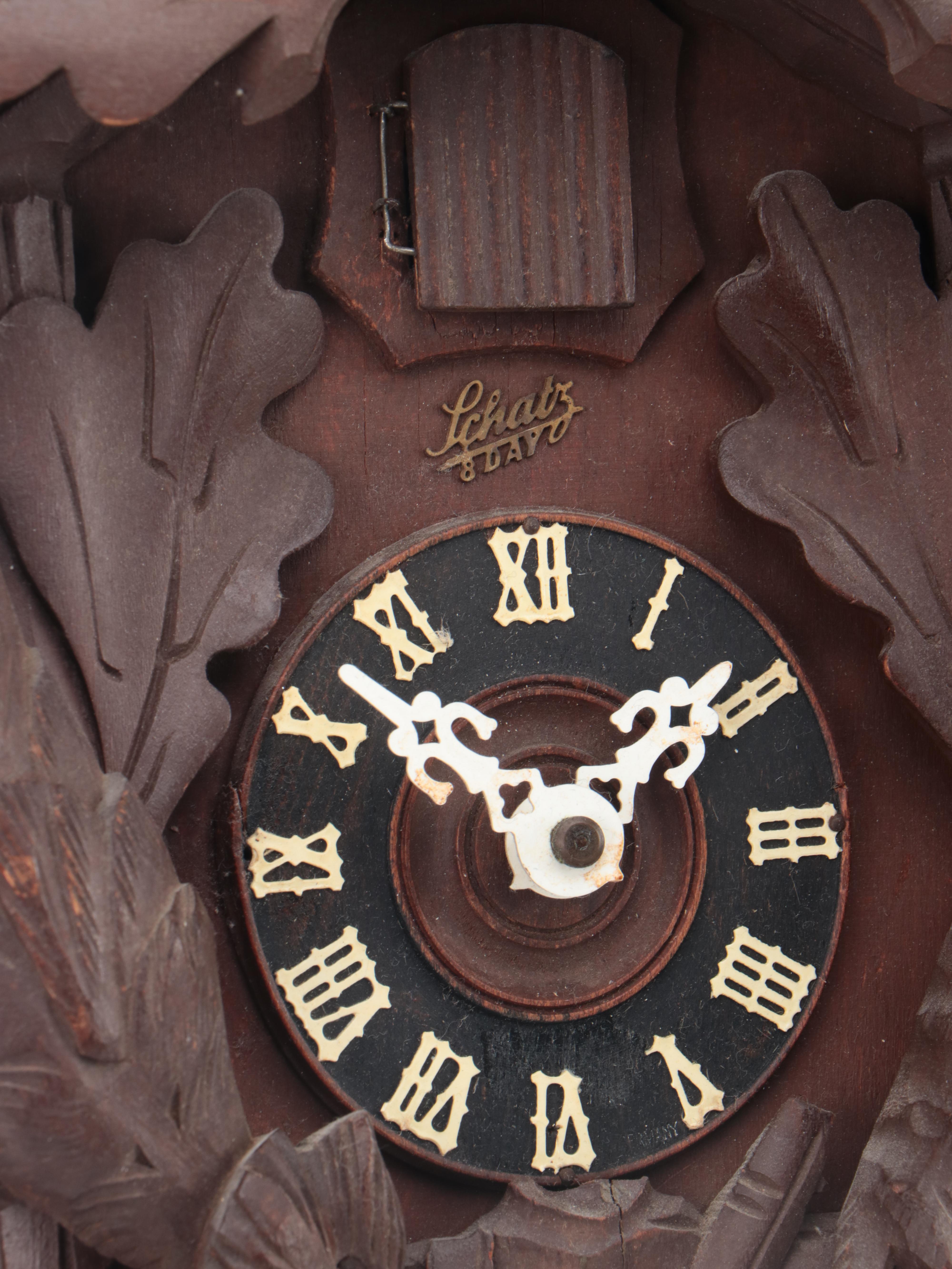 Schatz German Wooden Cuckoo Clock