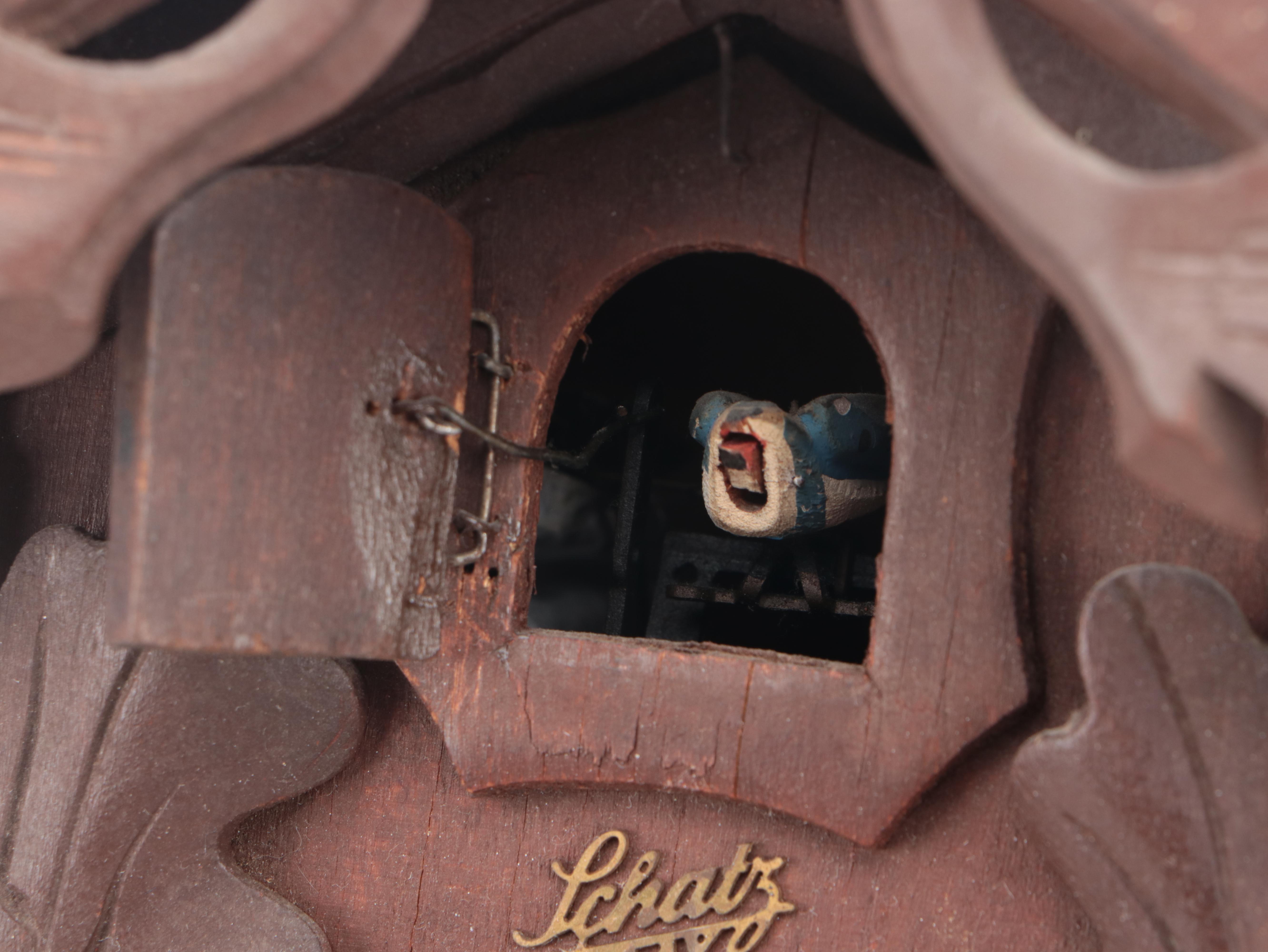 Schatz German Wooden Cuckoo Clock