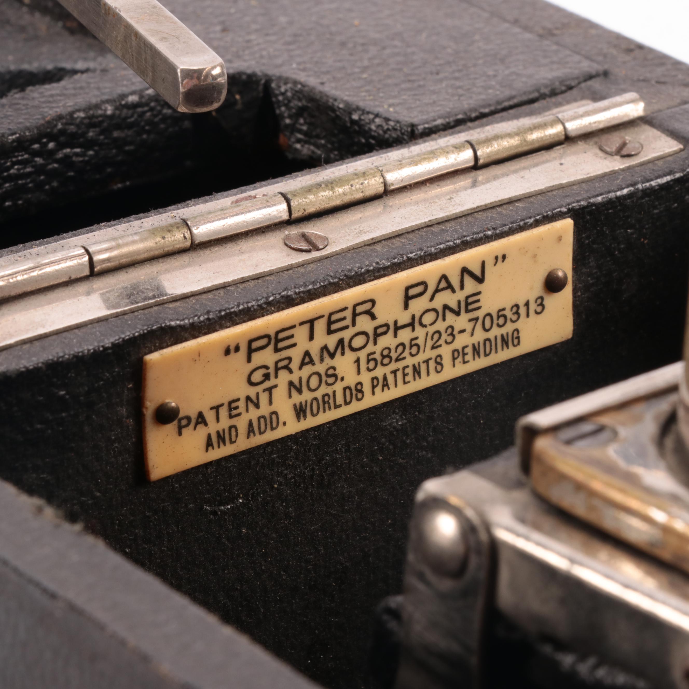 Peter Pan Portable Gramophone, Early 20th Century