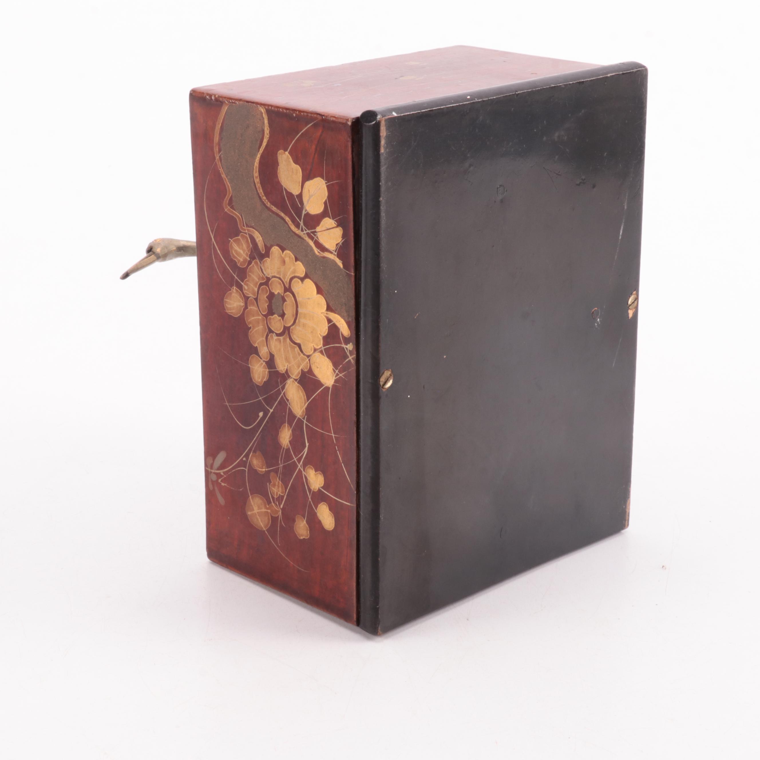 Japanese Mechanical Cigarette Dispenser, Occupied Japan Piano Music Box