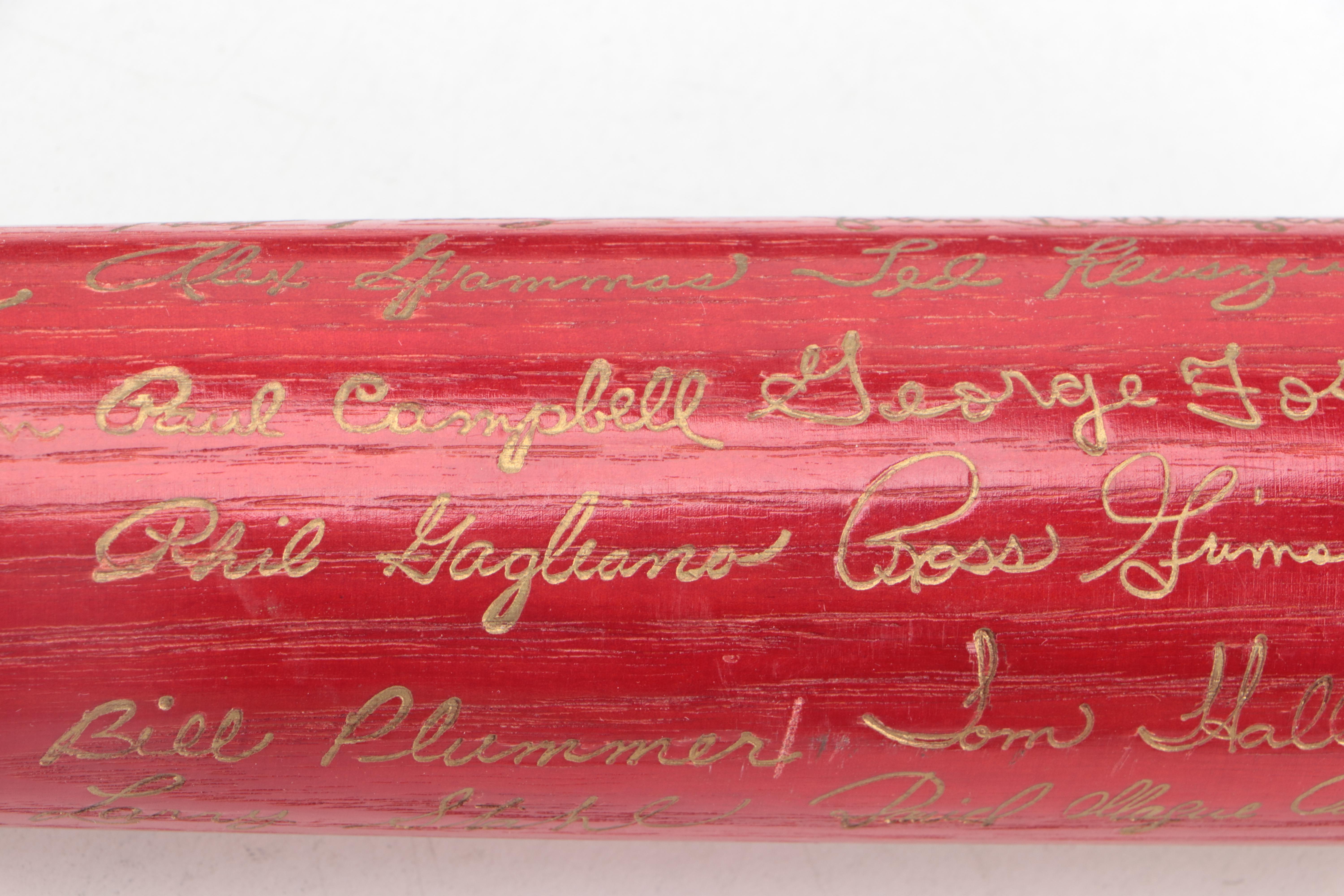 Pete Rose Signed Rawlings Bat with Mickey Mantle Signature Model Baseball Bat