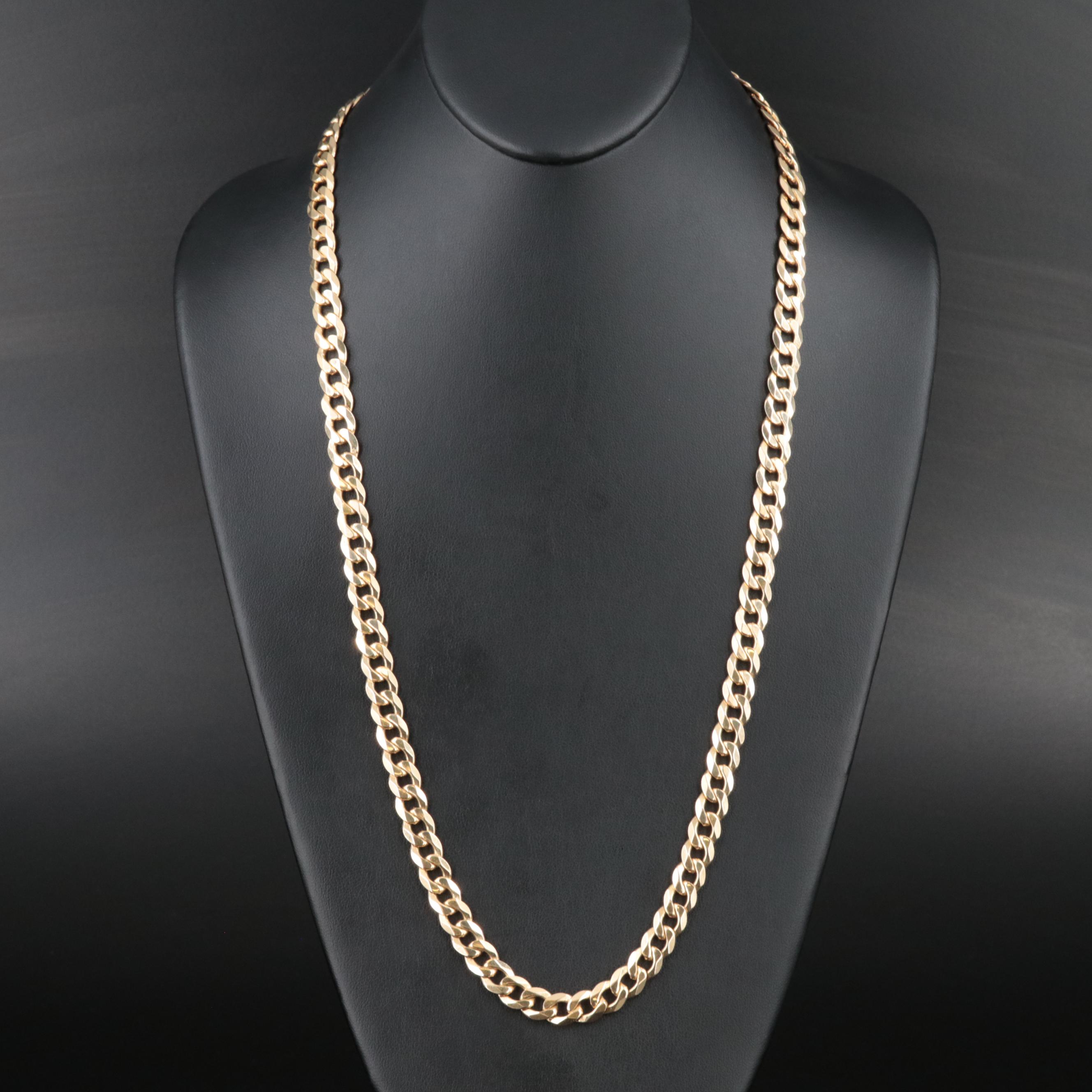 14K Curb Chain Necklace