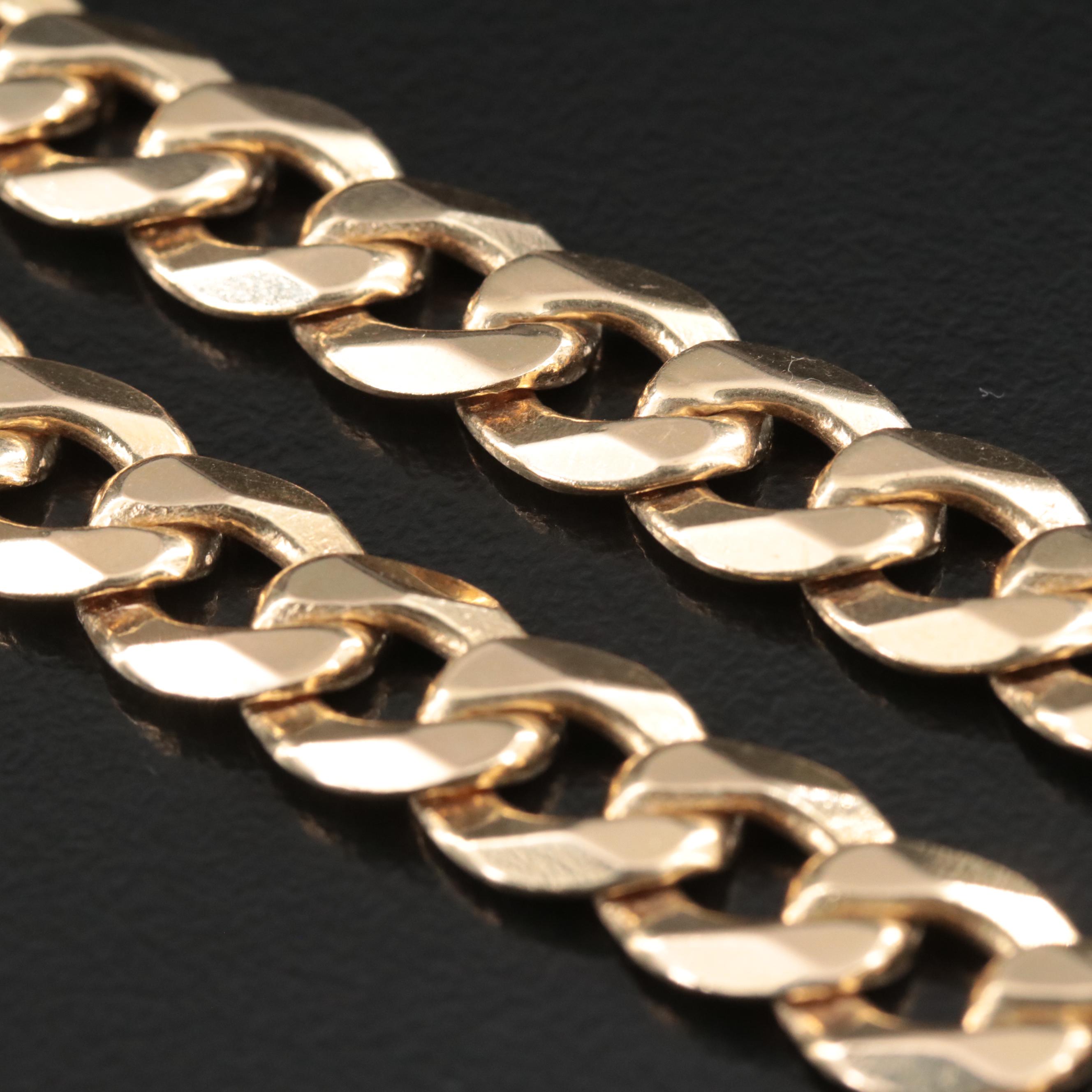 14K Curb Chain Necklace