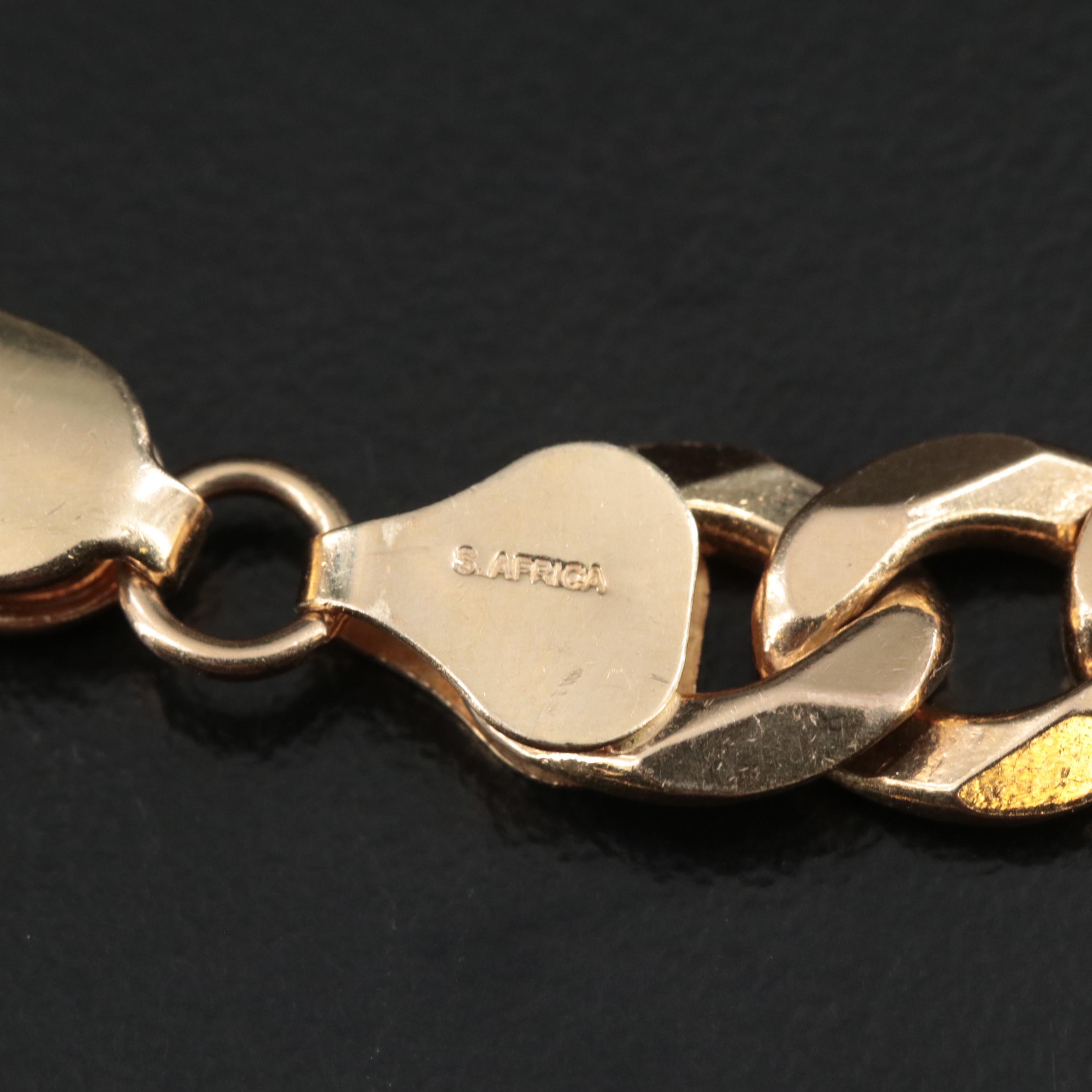 14K Curb Chain Necklace