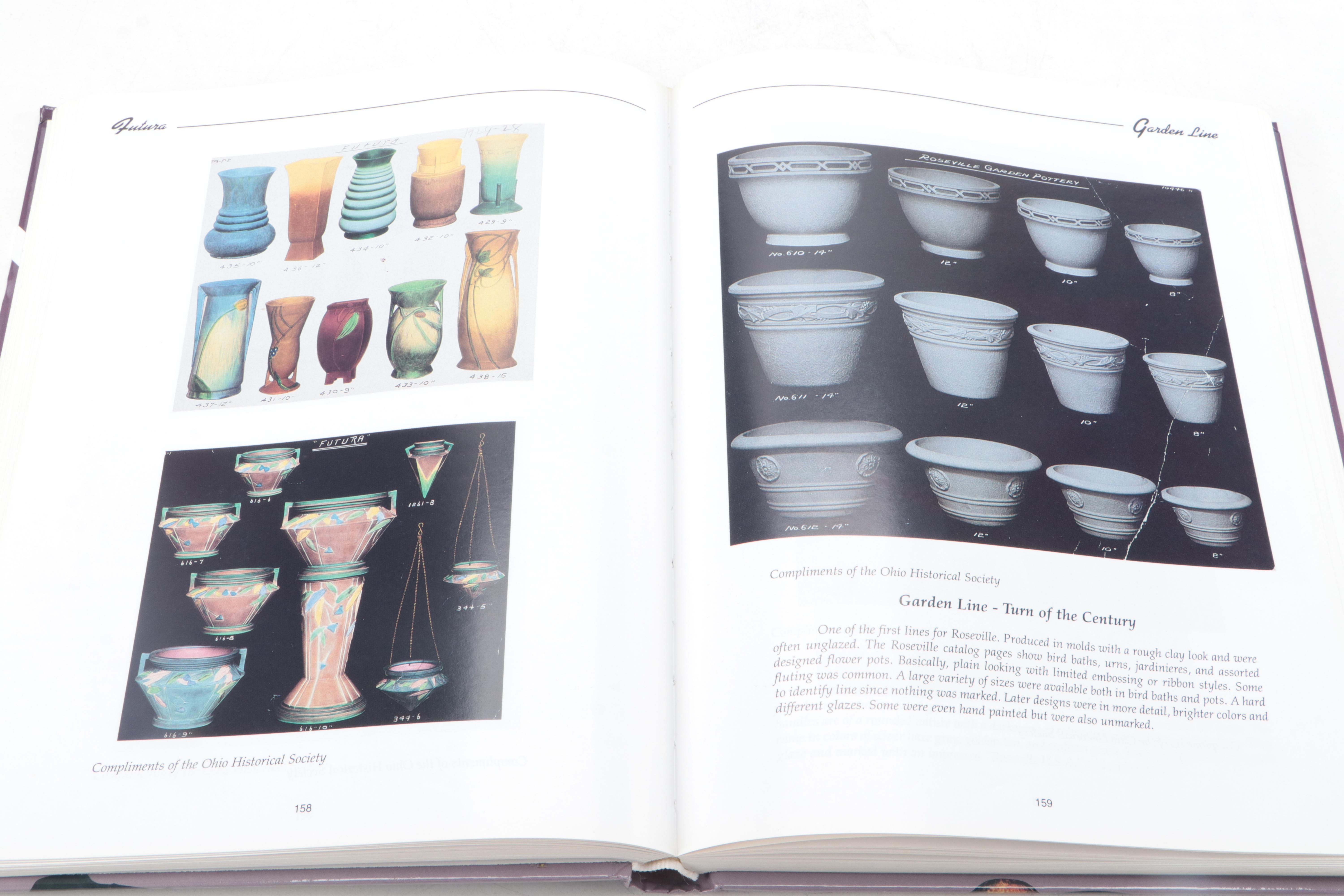 Roseville Pottery "White Rose" Vase with Roseville Price Guide