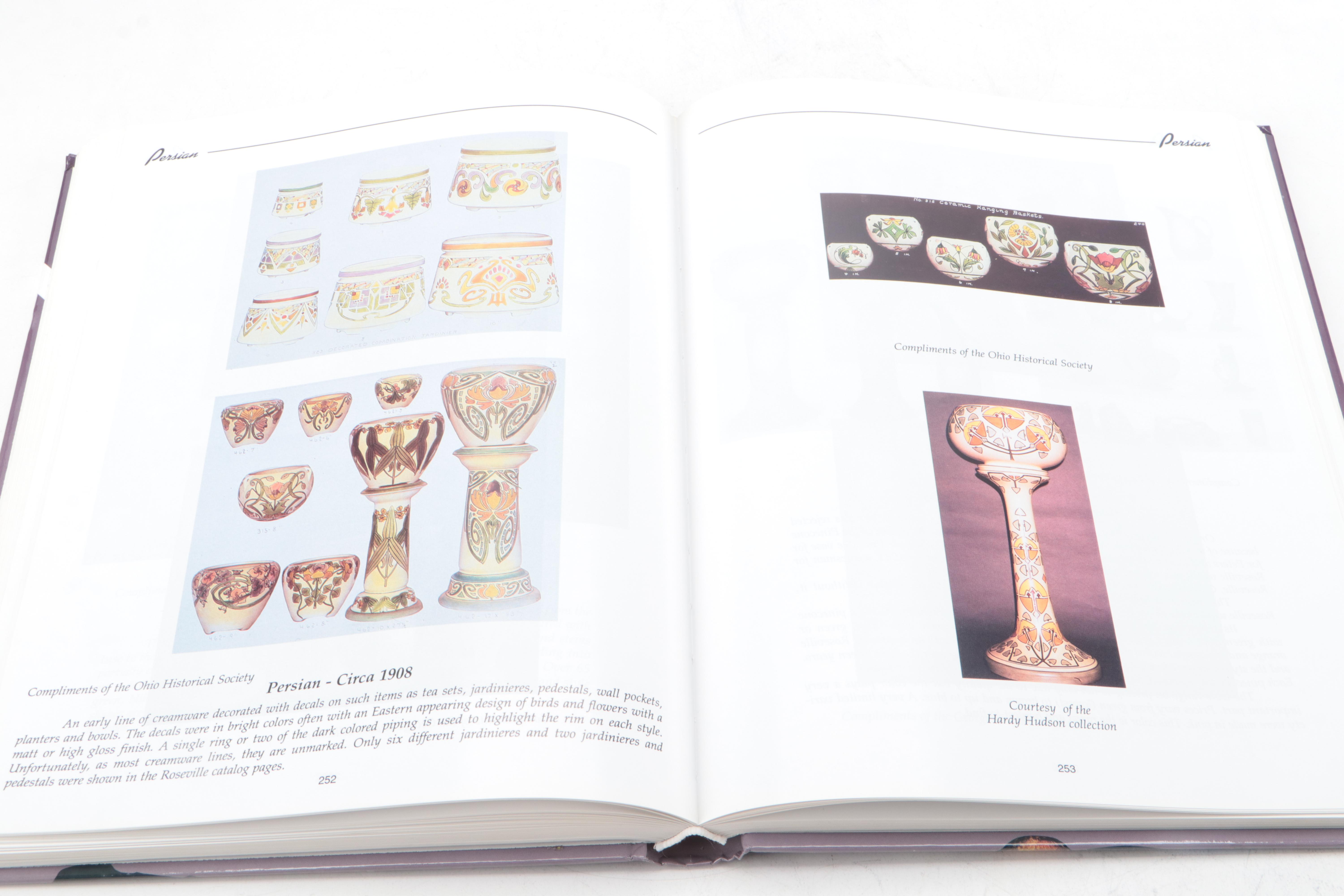 Roseville Pottery "White Rose" Vase with Roseville Price Guide