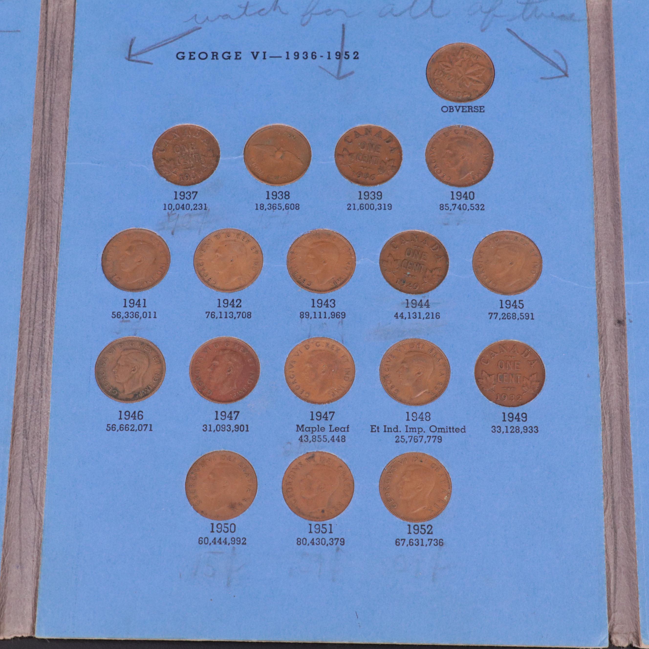 Small Collection of Canadian Coins