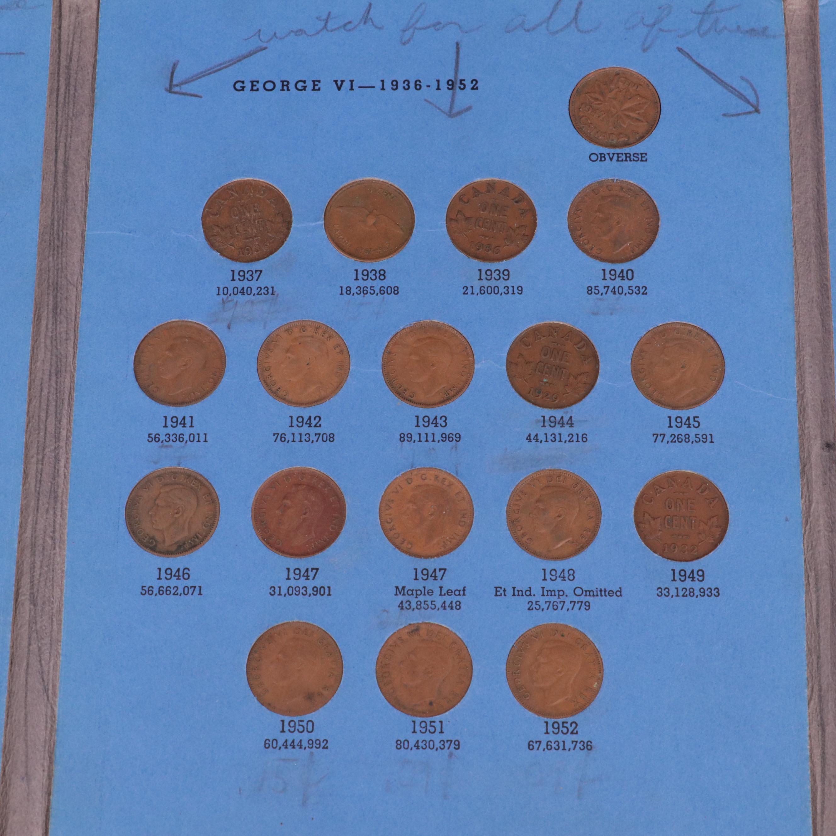 Small Collection of Canadian Coins