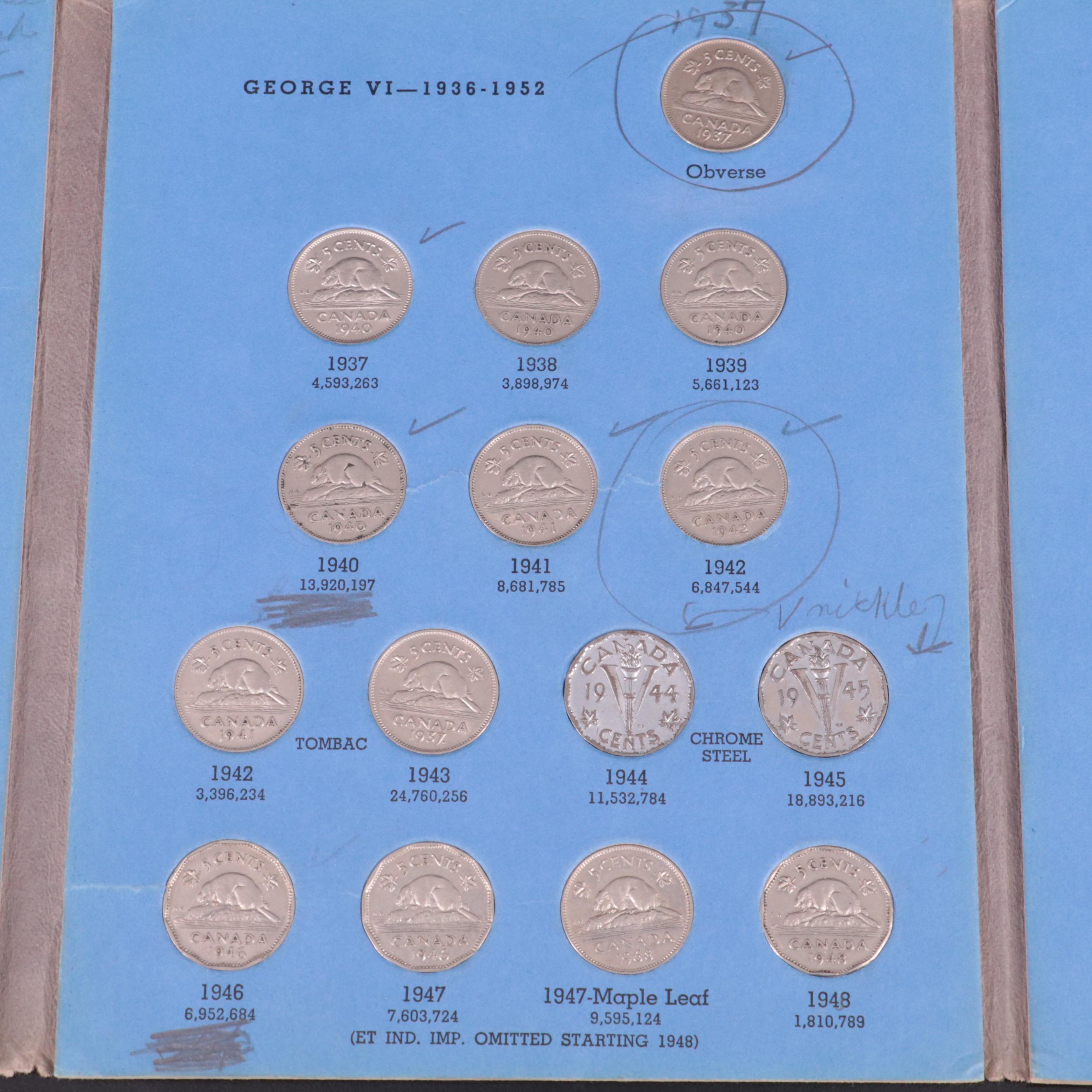 Small Collection of Canadian Coins