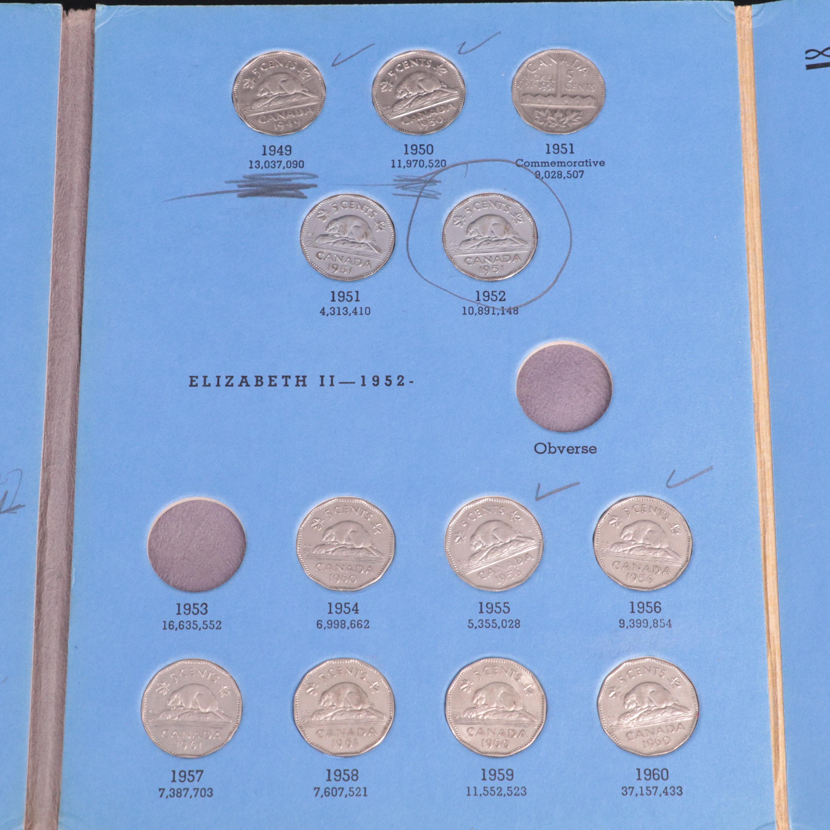 Small Collection of Canadian Coins