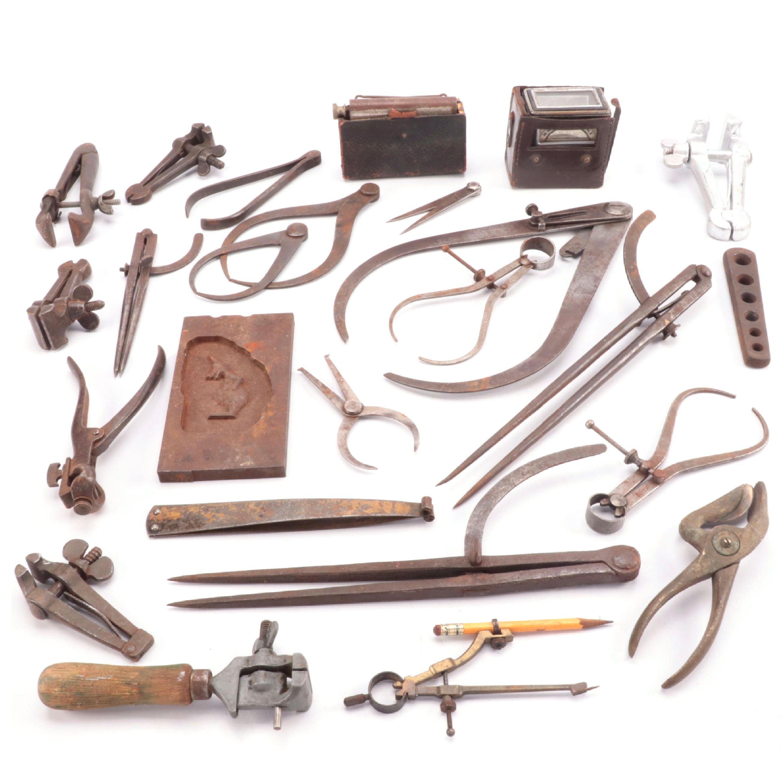 Iron Compasses, Calipers and More Machinist Tools