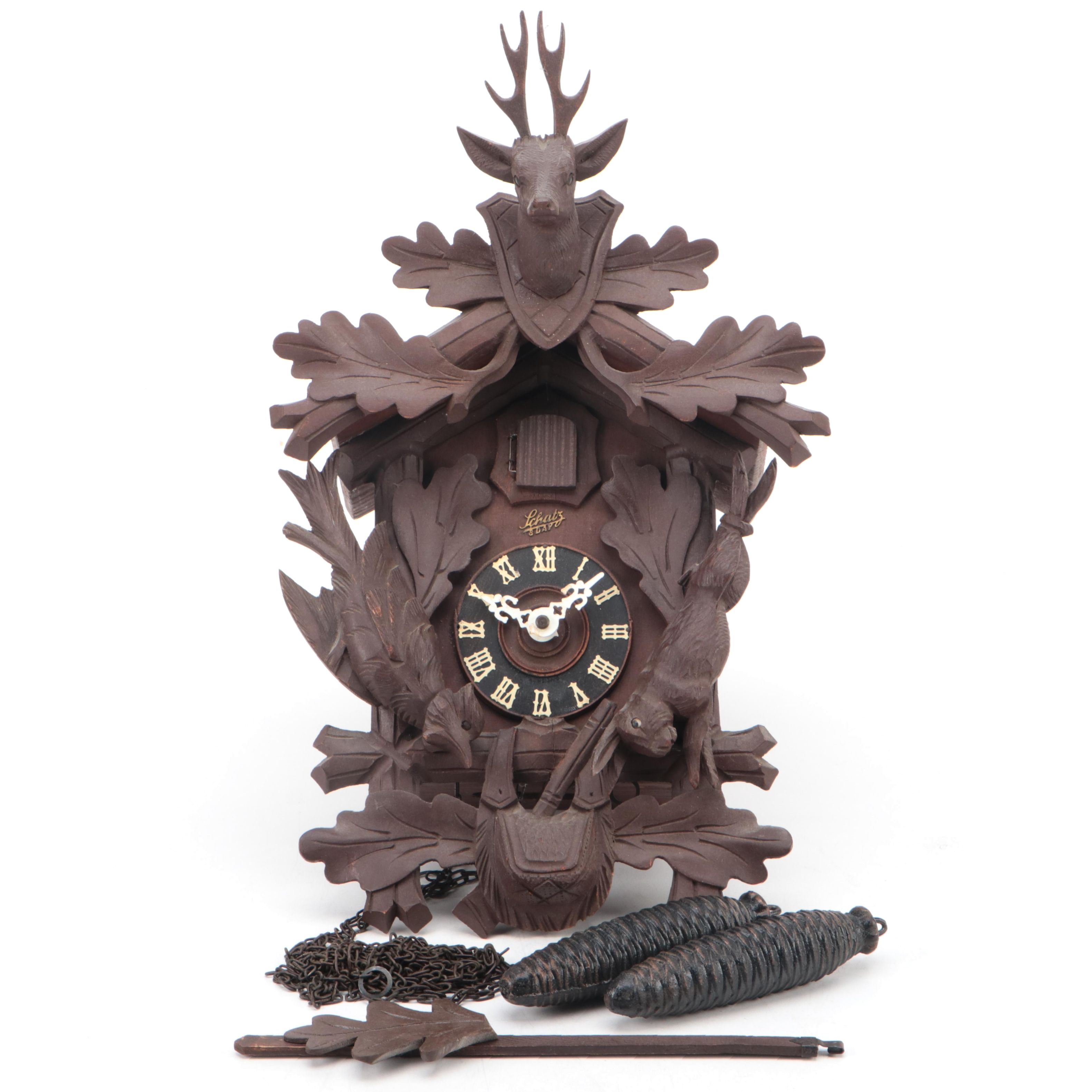 Schatz German Wooden Cuckoo Clock