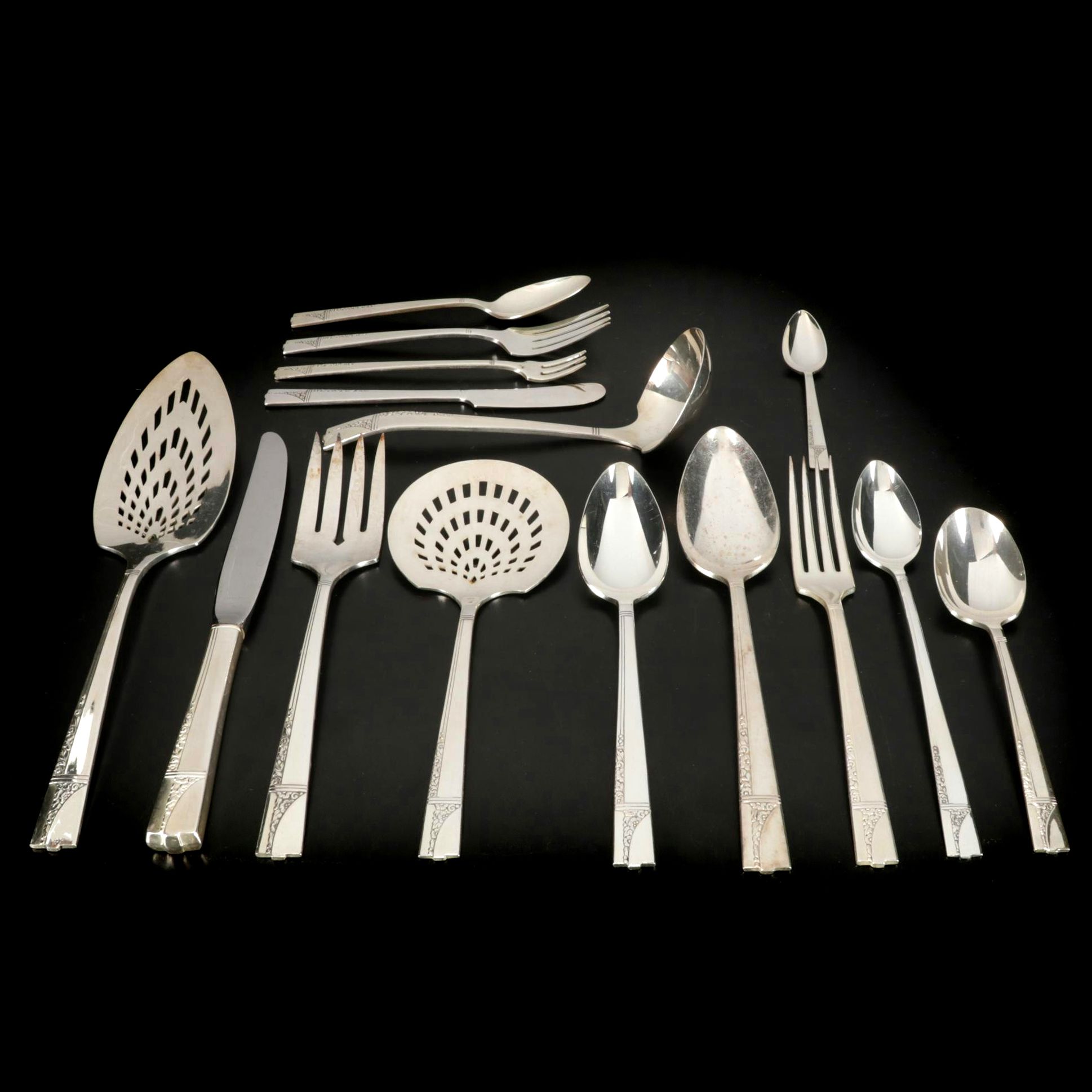 Nobility Plate "Caprice" Silver Plate Flatware and Serving Utensils