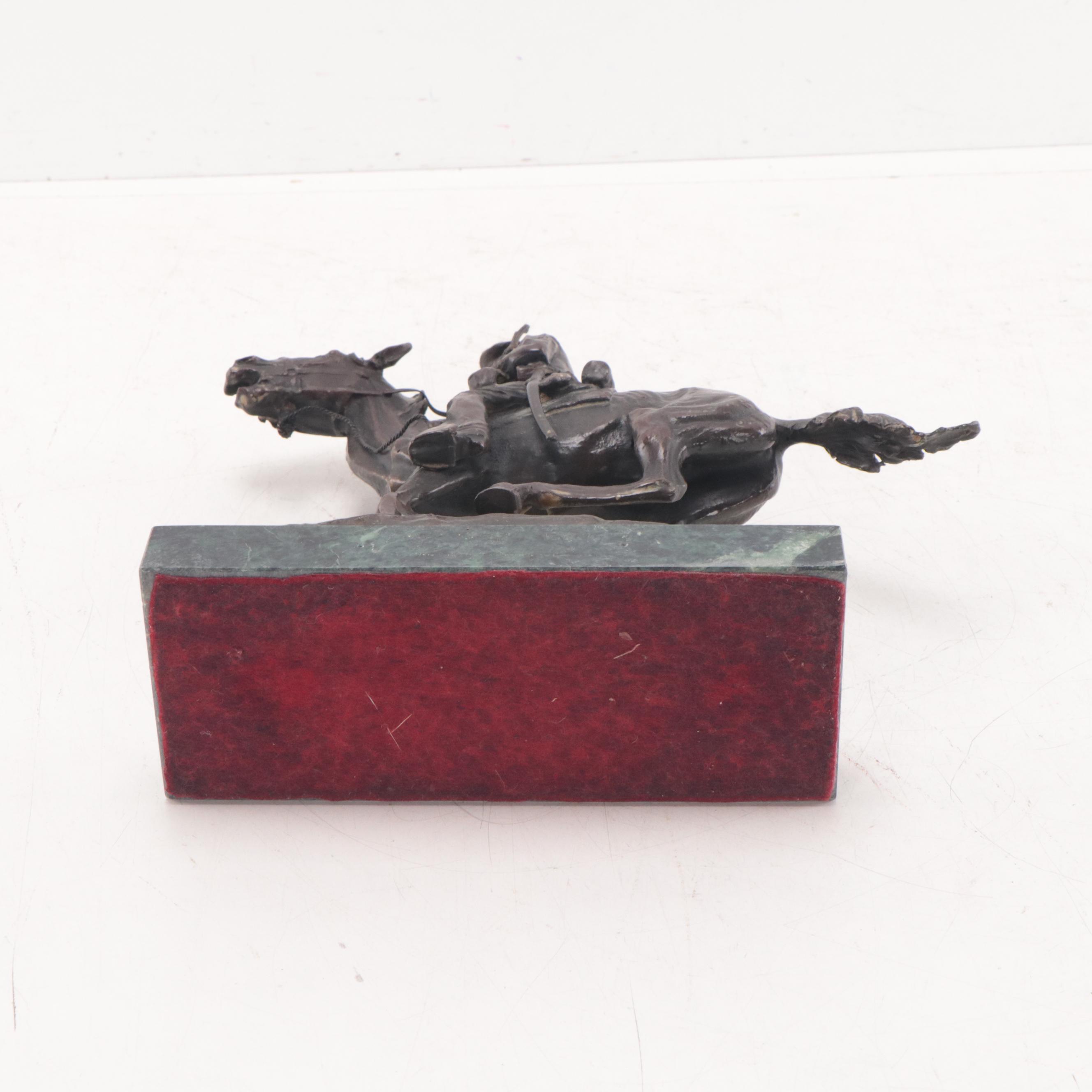 Frederic Remington Bronze Sculpture "Trooper of the Plains"