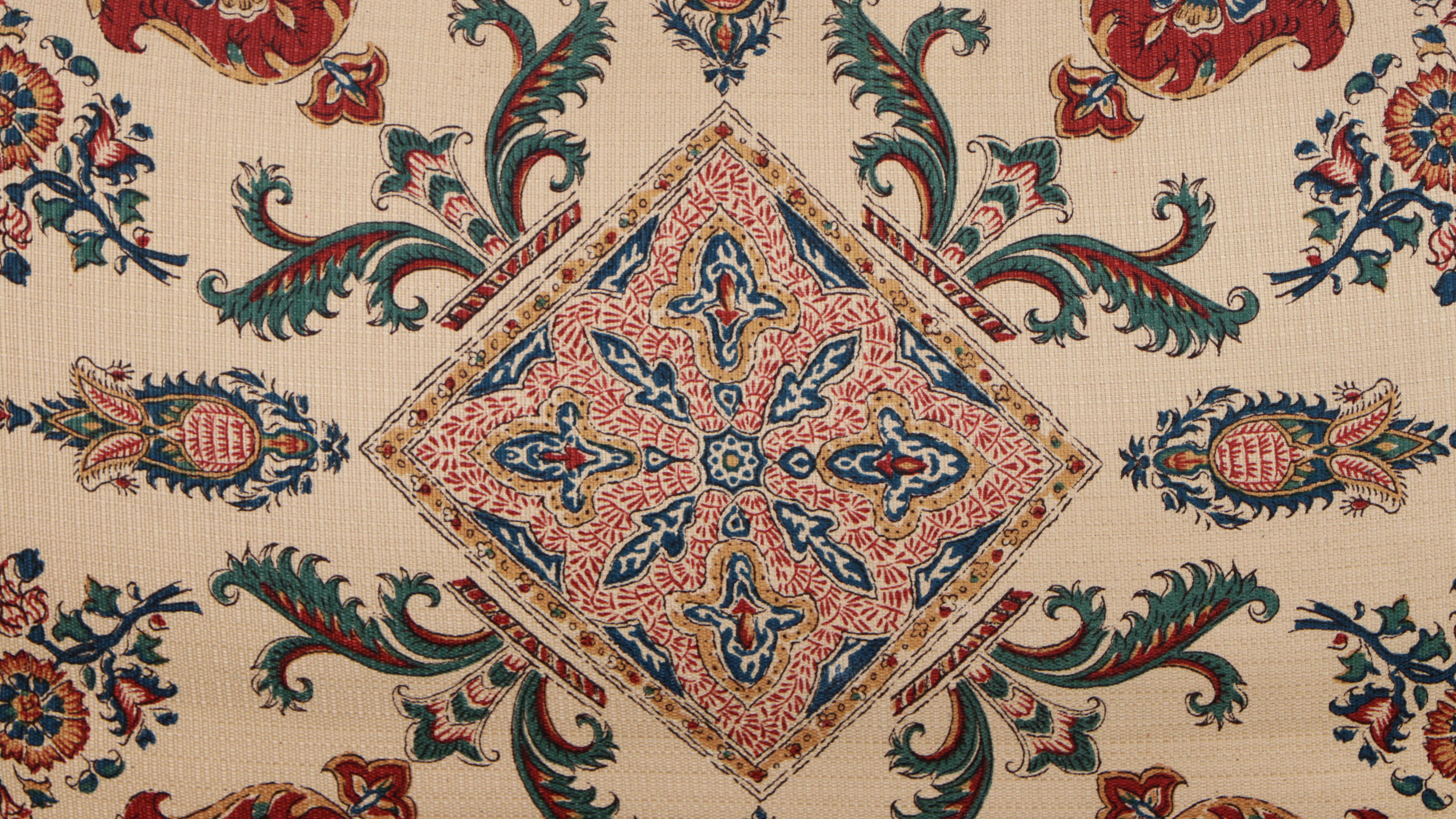 Custom-Upholstered Three-Seat Sofa