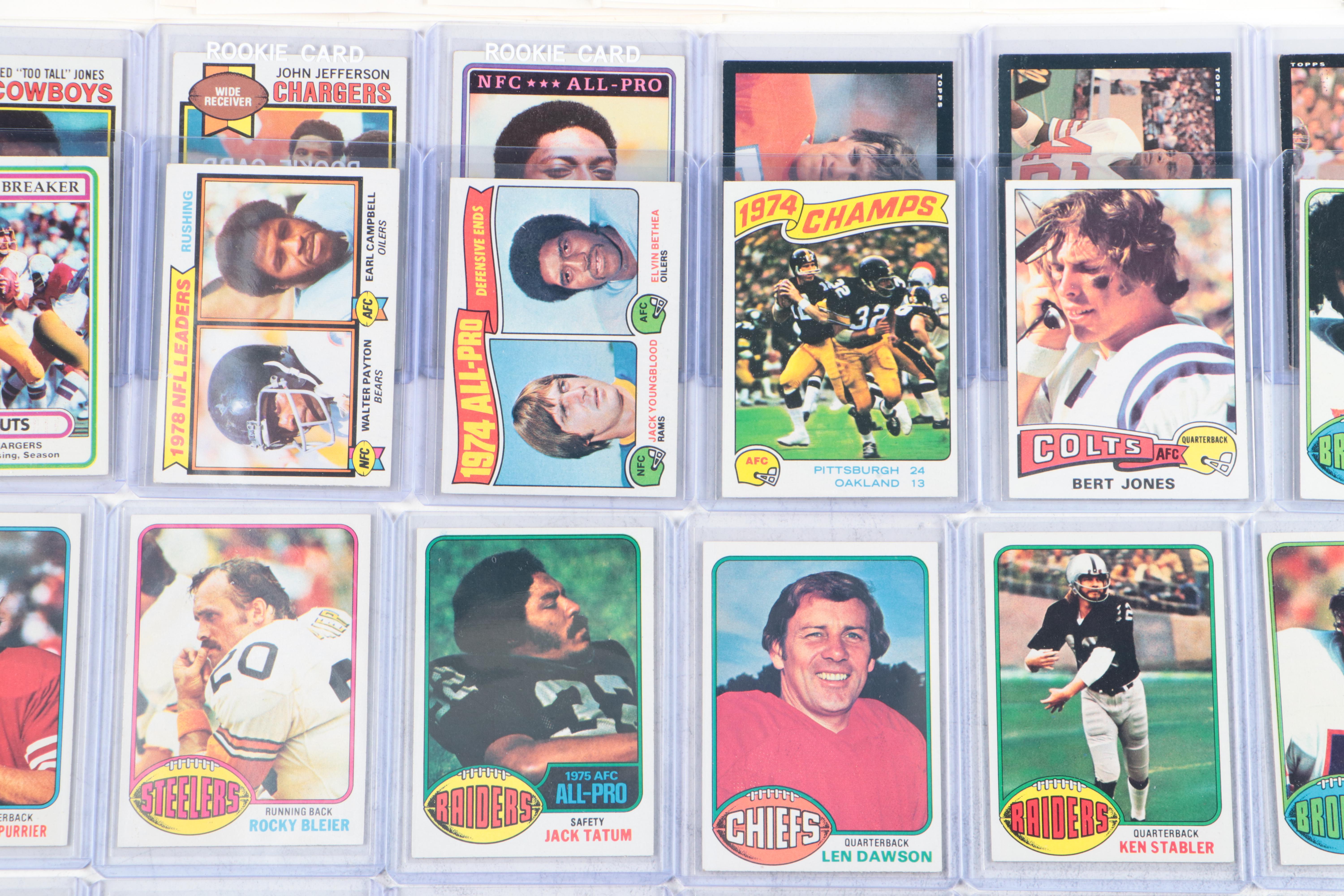 Cincinnati Bengals Artwork with Vintage Topps Posters and Football Cards