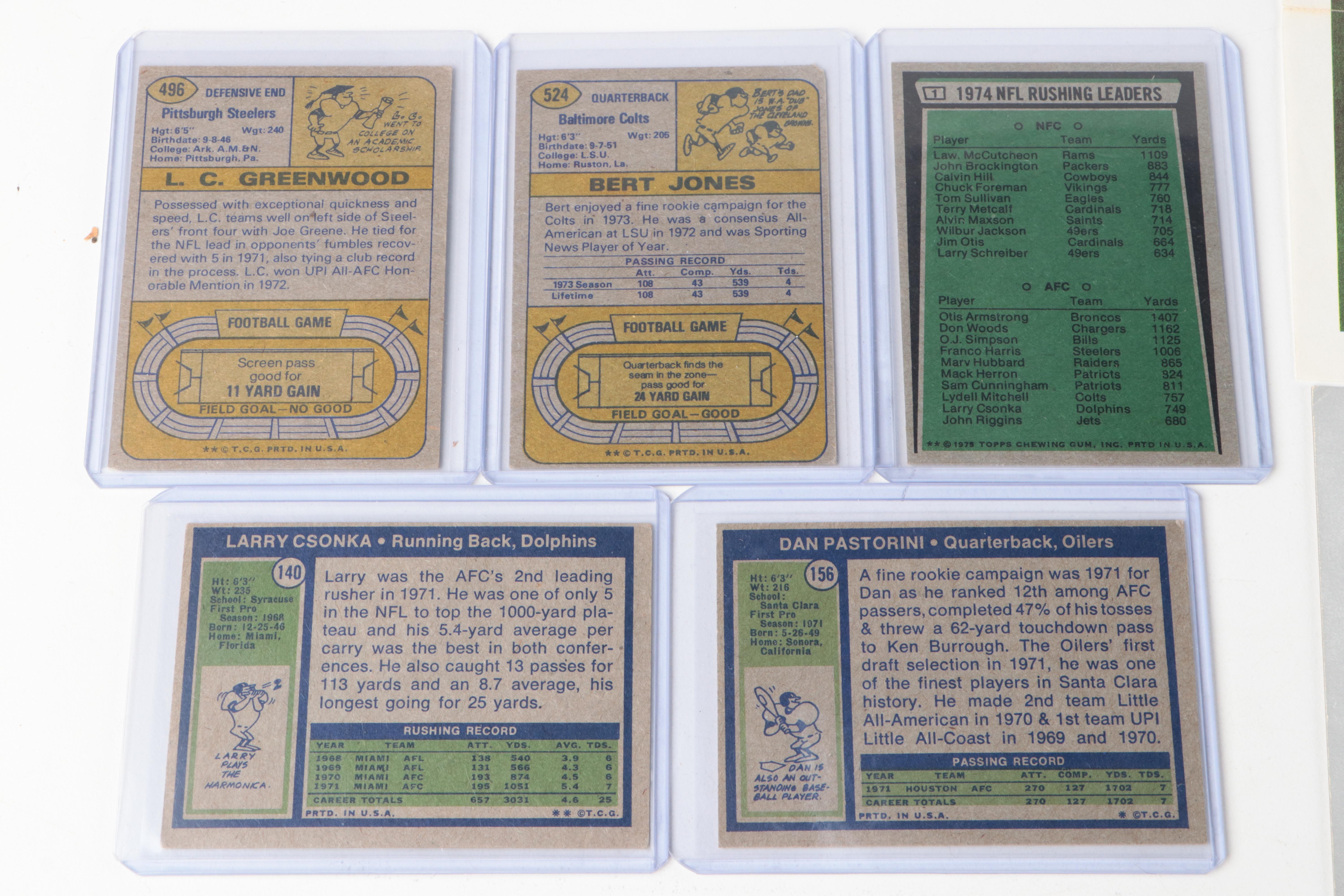 Cincinnati Bengals Artwork with Vintage Topps Posters and Football Cards