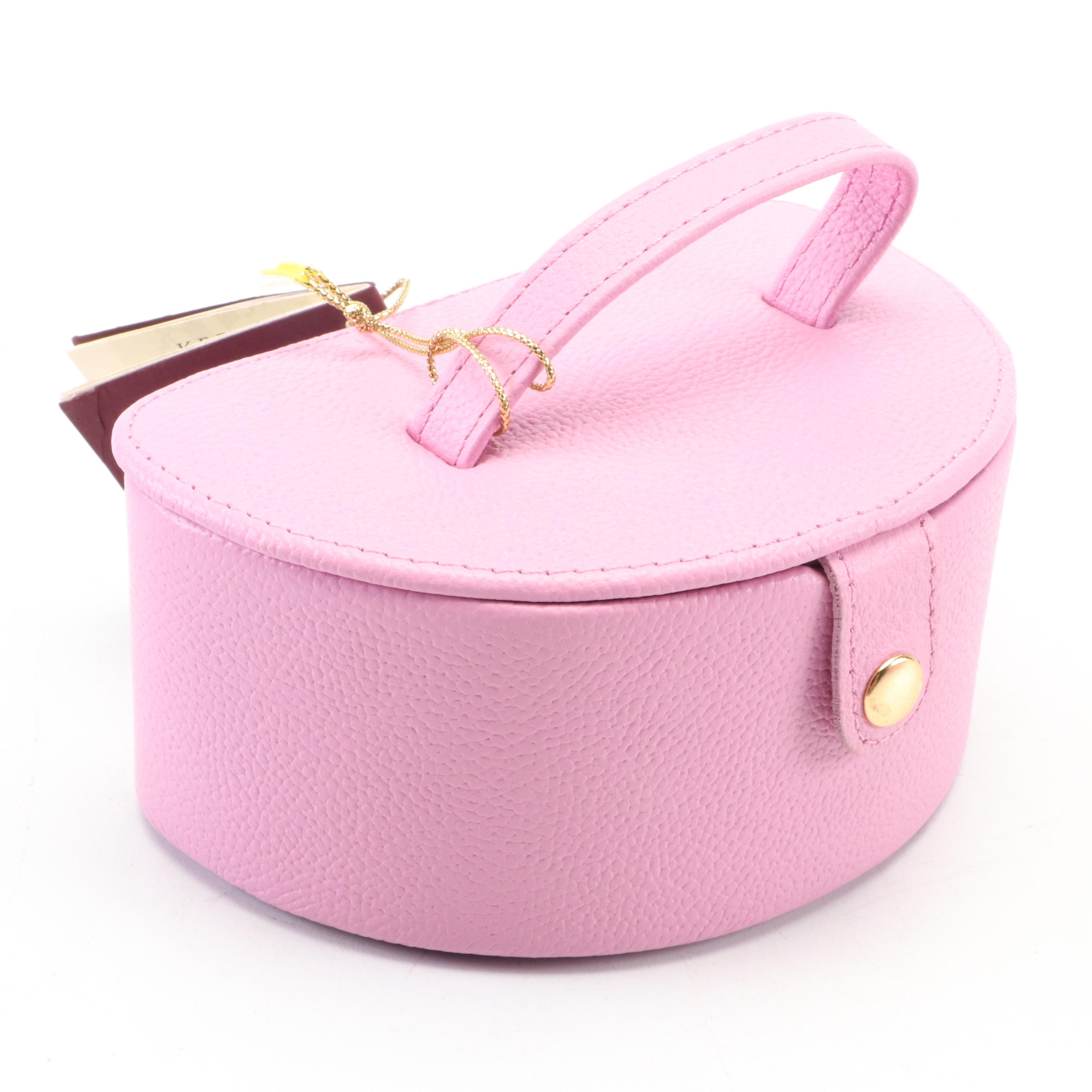 Rowallan Pebbled Bonded Leather Travel Jewelry Boxes