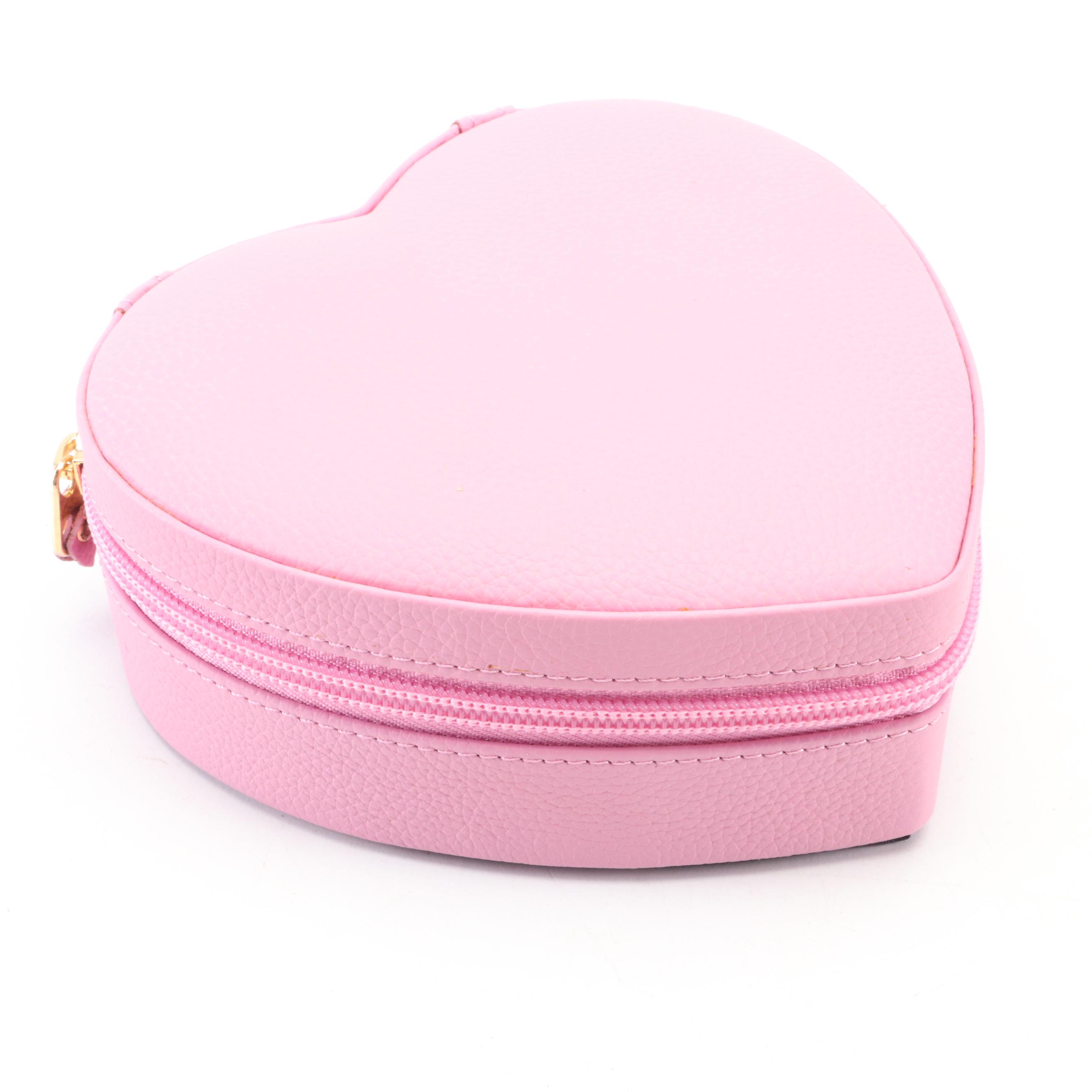 Rowallan Pebbled Bonded Leather Travel Jewelry Boxes