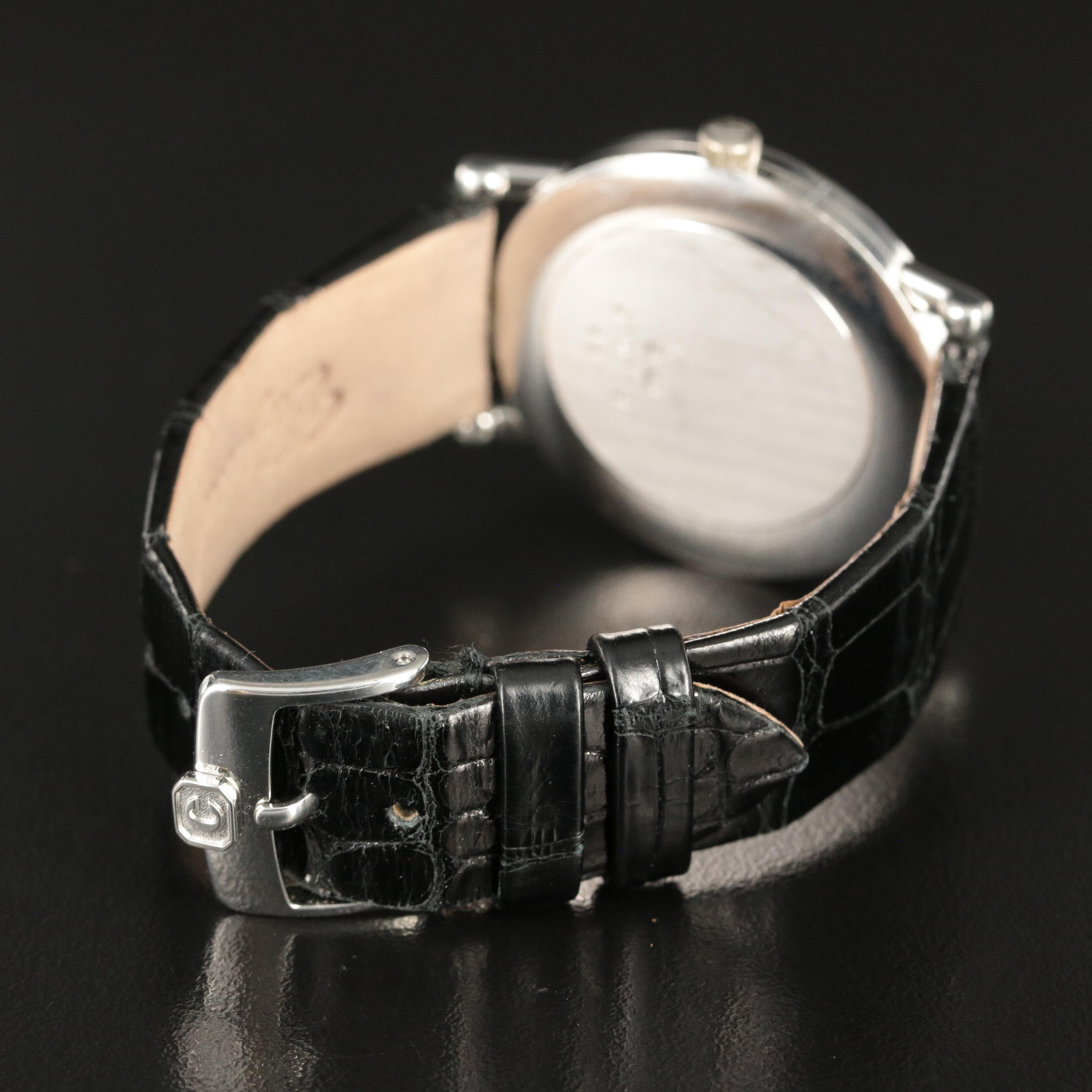 18K Chopard Geneve White Roman Dial Watch