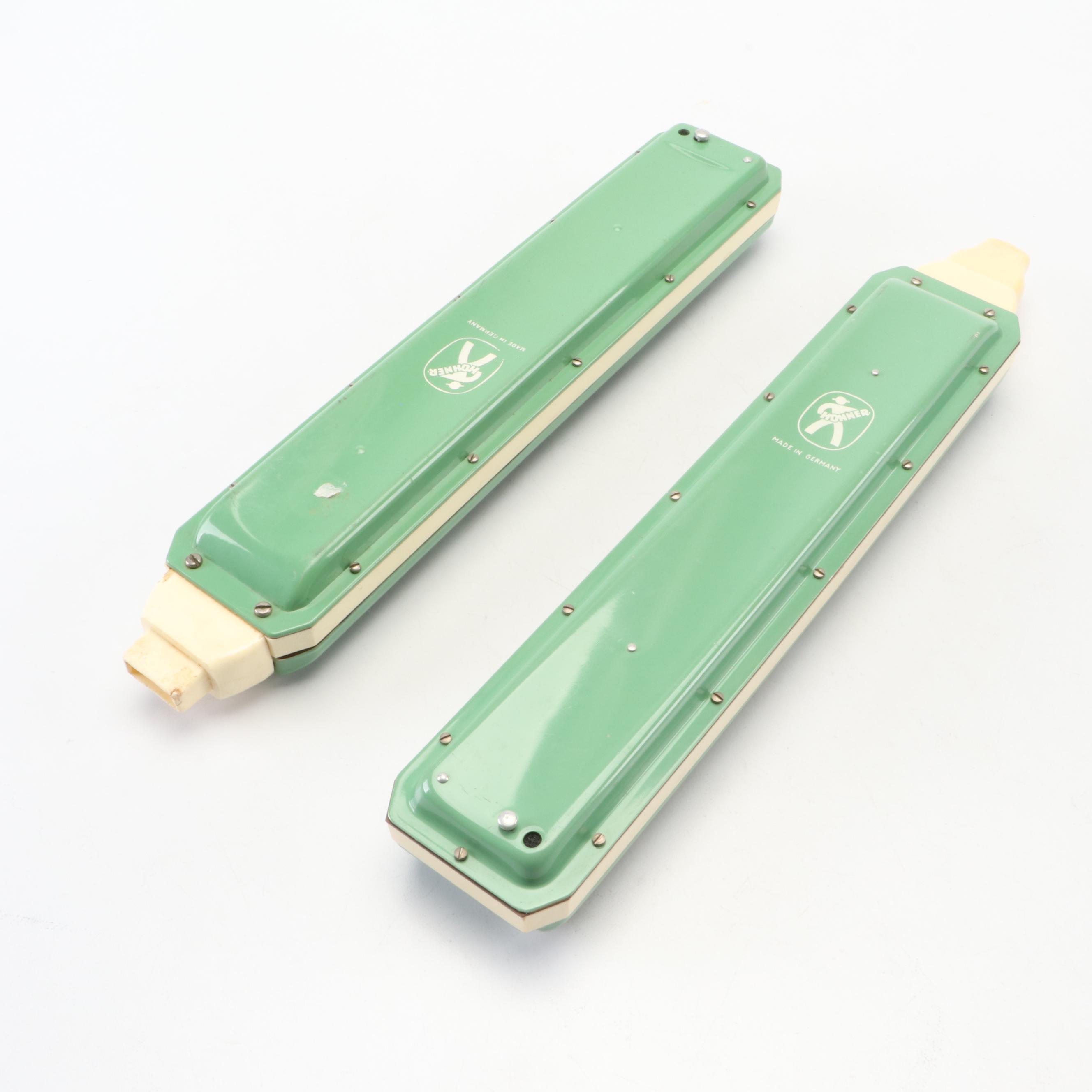 Pair of Hohner Melodica-Sopranos and Other Mouth Organ