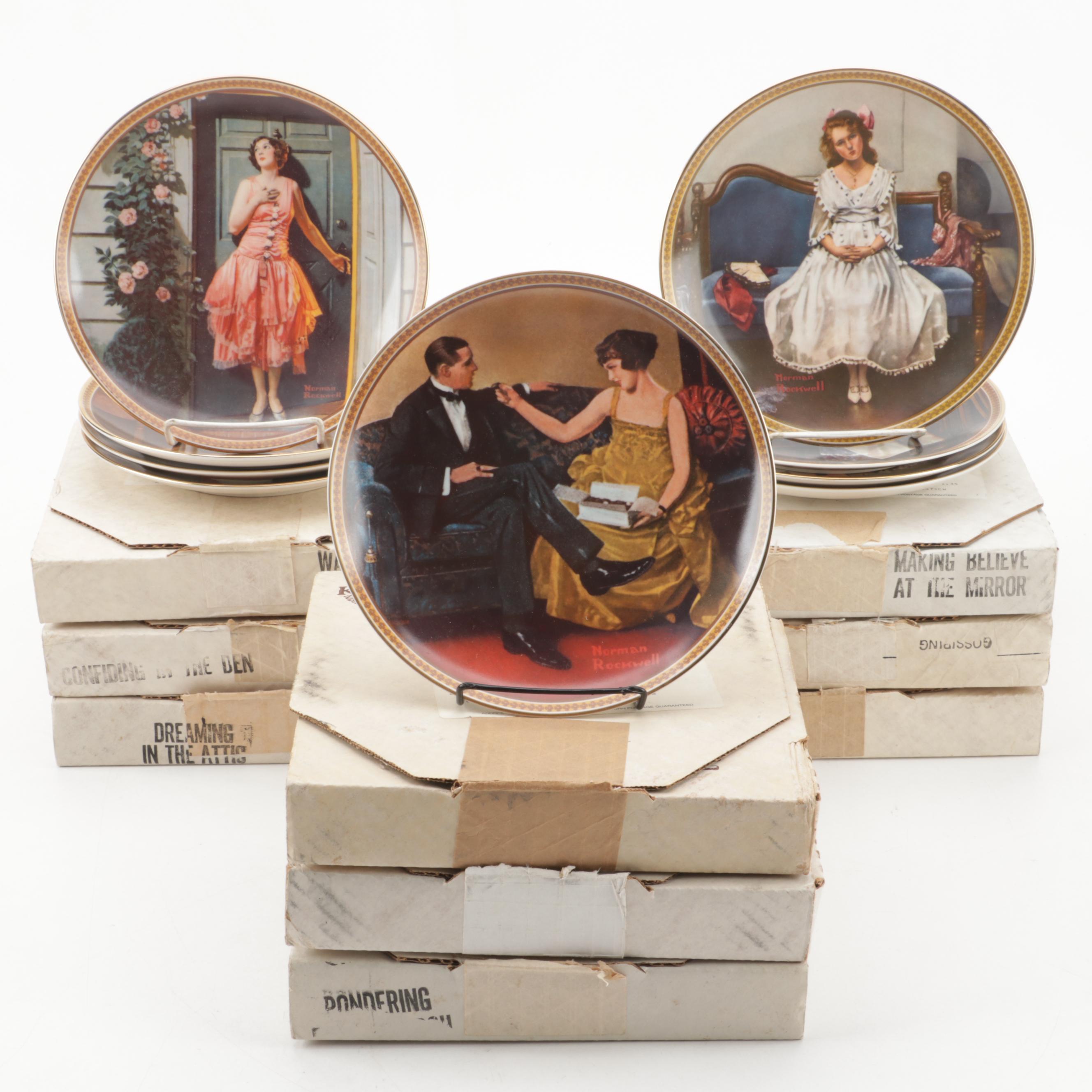 Knowles "Rockwell's Rediscovered Women" Collector Plates