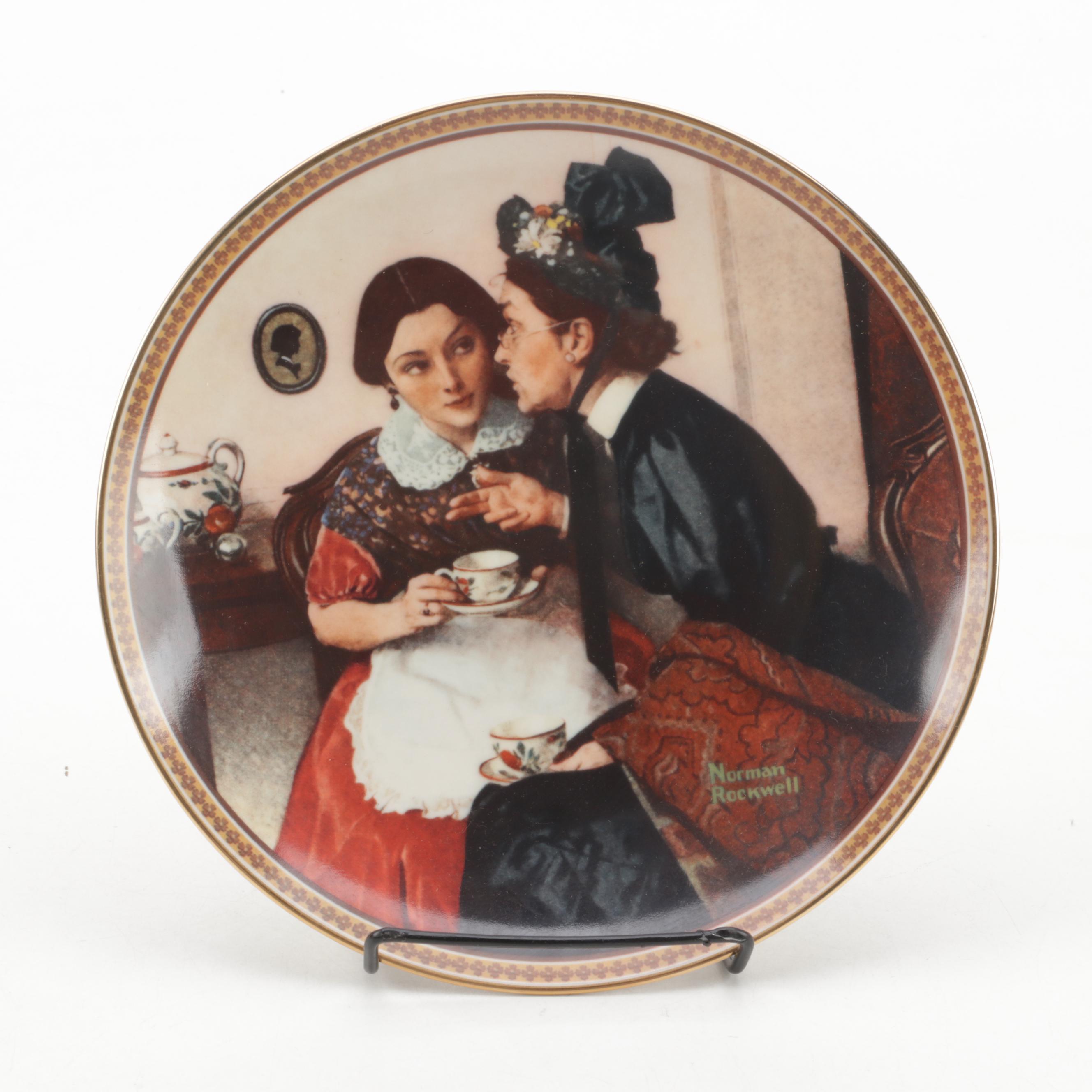 Knowles "Rockwell's Rediscovered Women" Collector Plates
