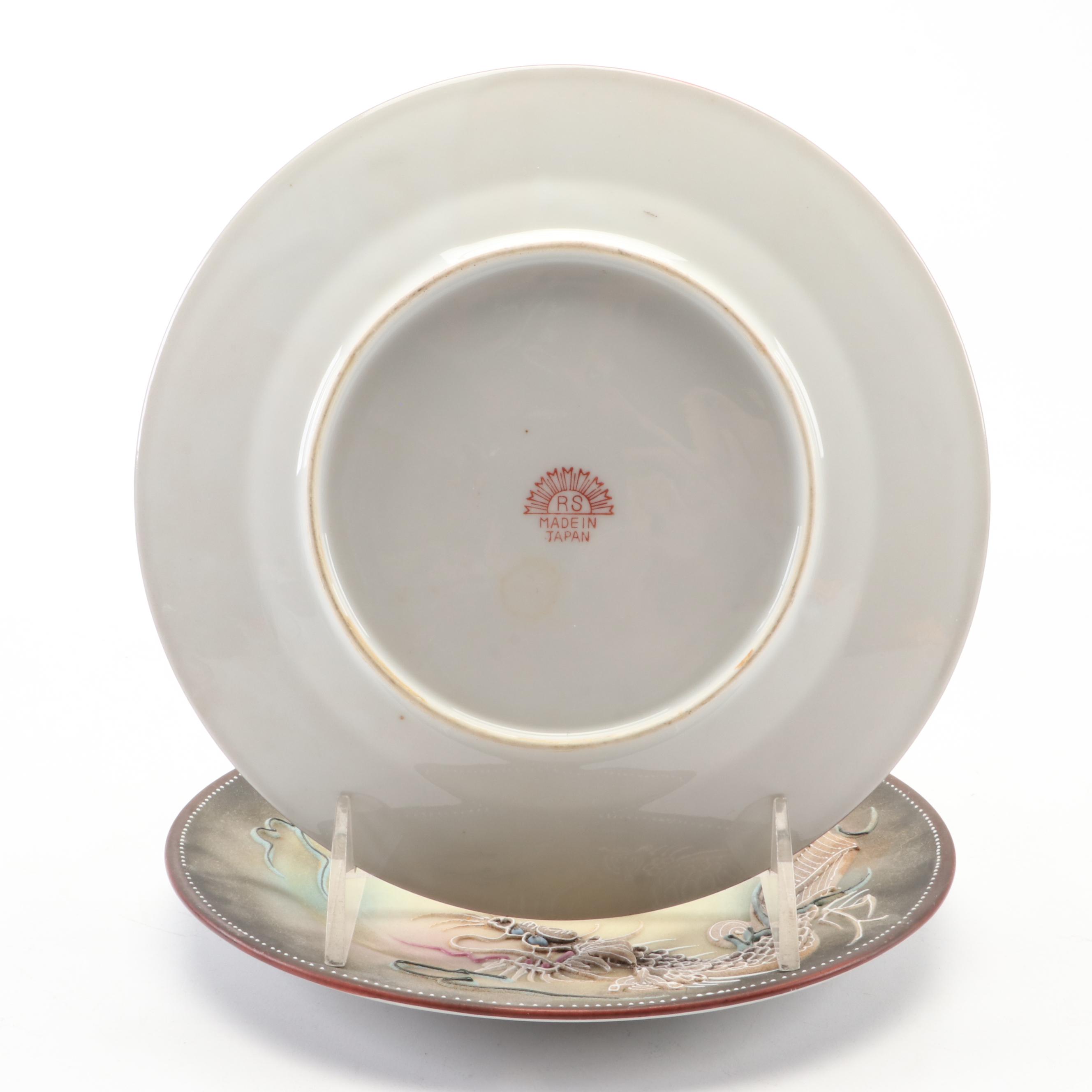 Japanese Moriage Dragonware Porcelain Tea Set EBTH