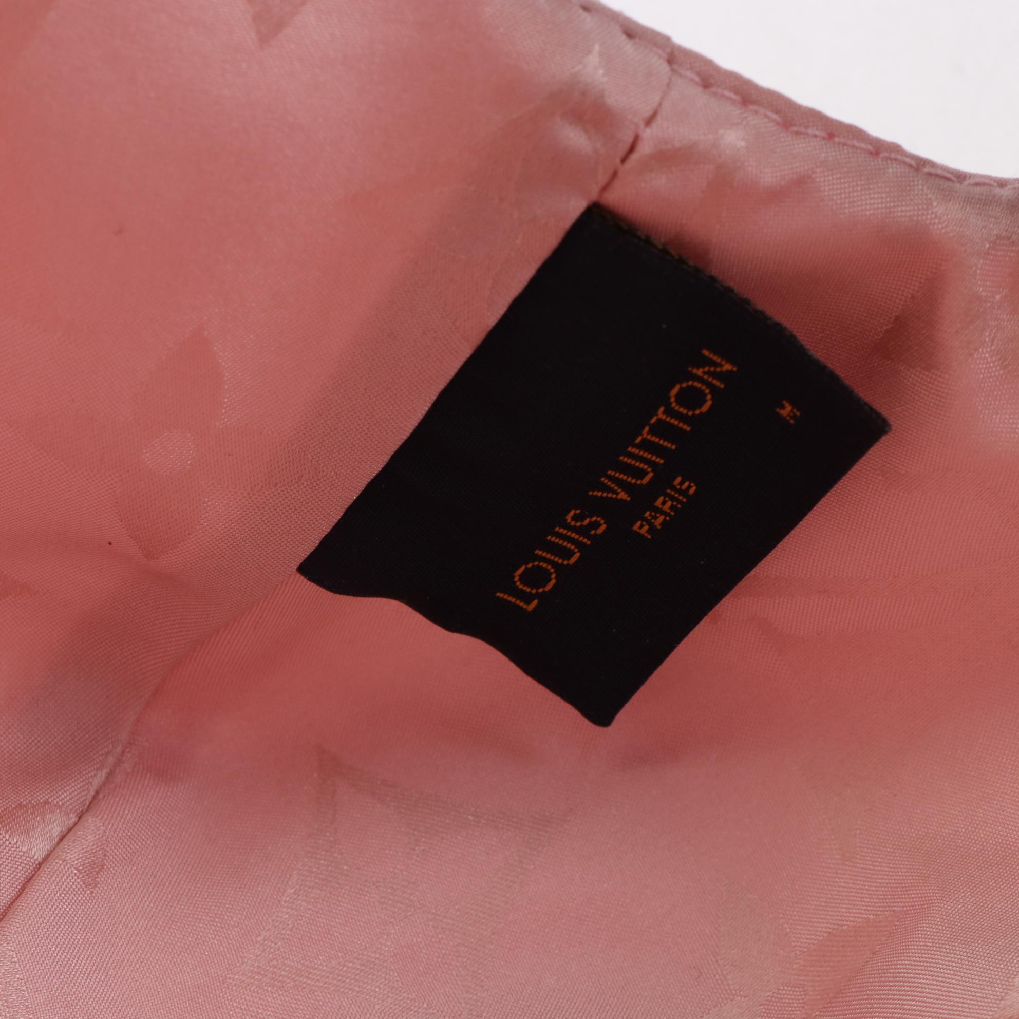 Louis Vuitton Pink Monogram, Coated Canvas, and Lambskin Get Ready Cap, NWT