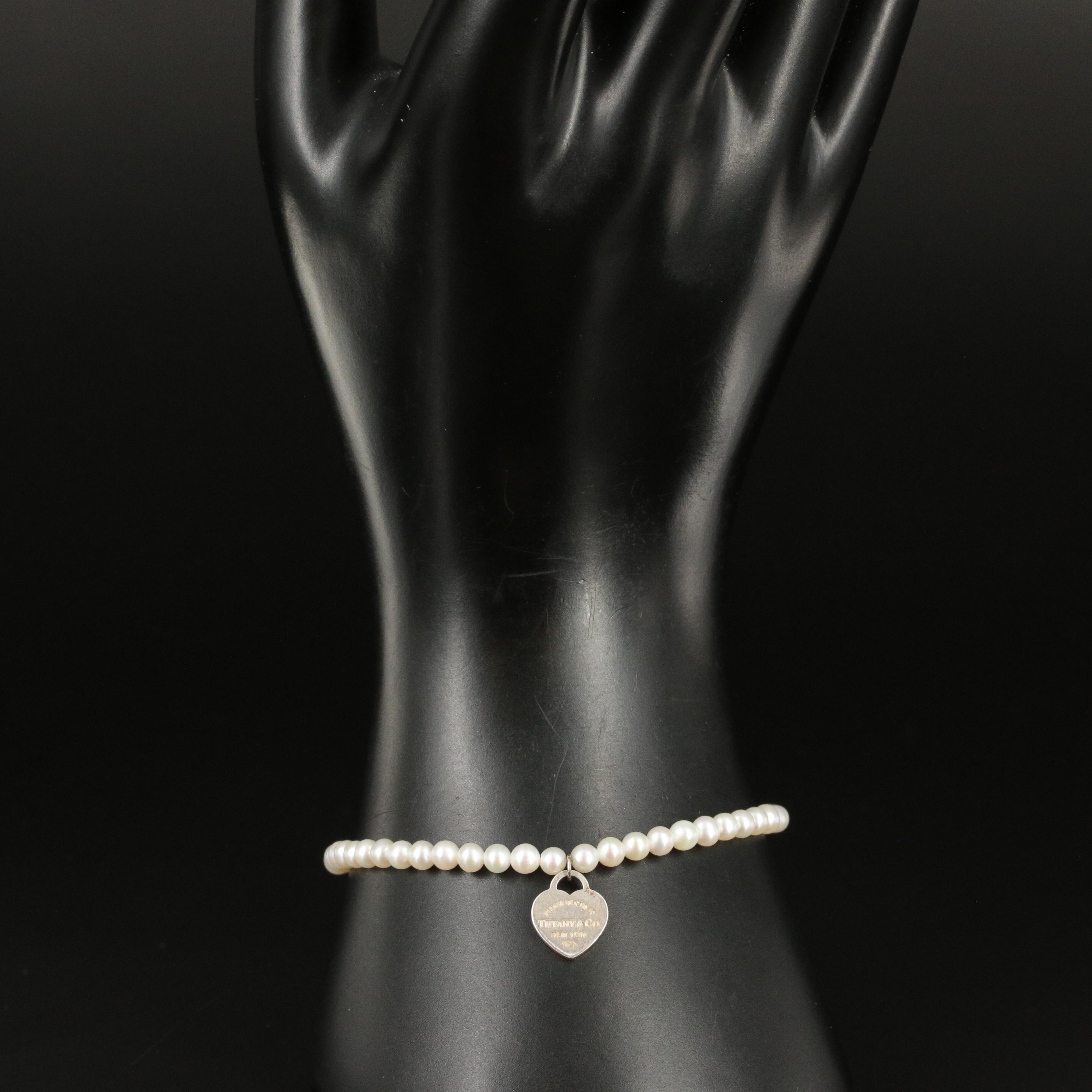 Tiffany & Co. 18K and Sterling Pearl and Diamond Jewelry Grouping