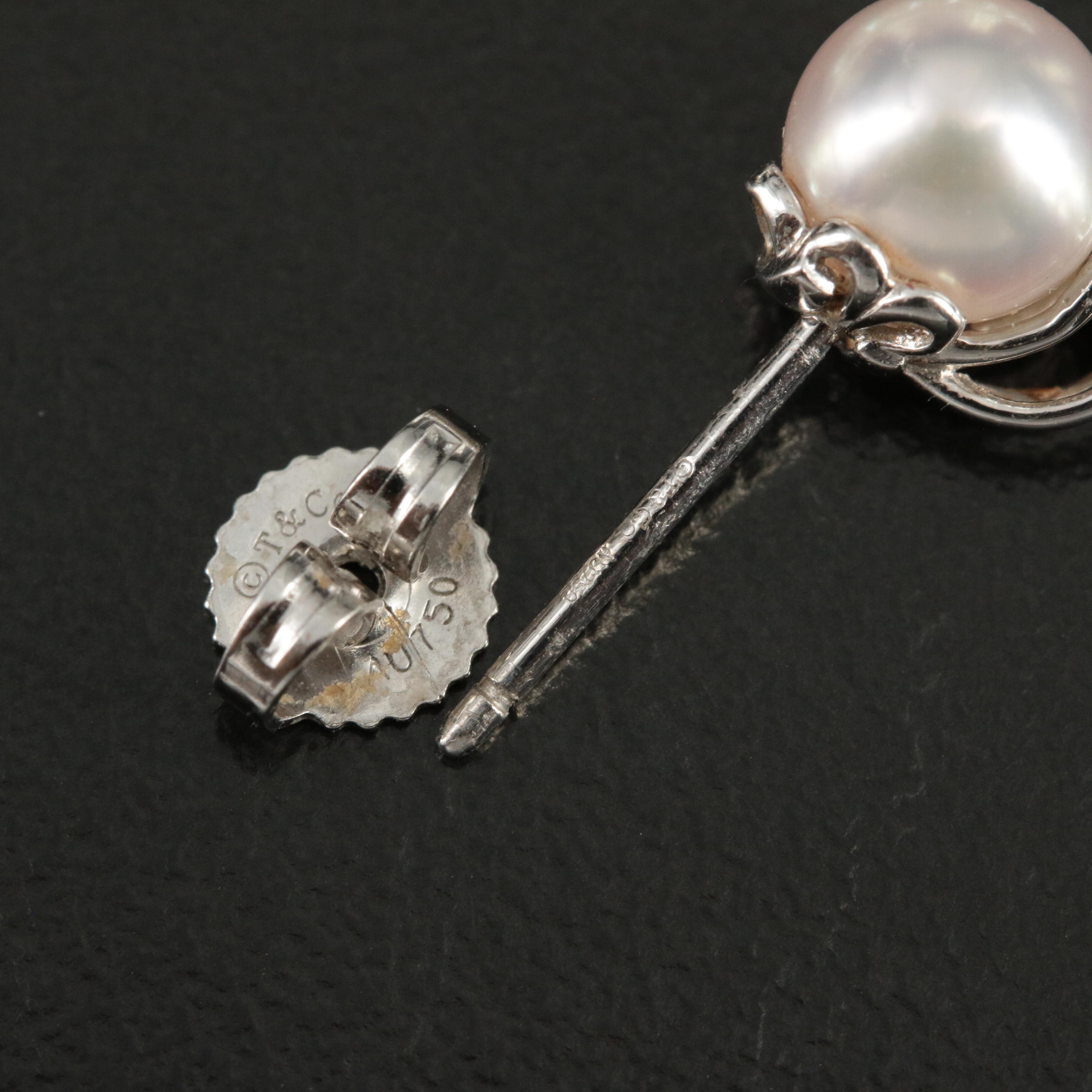 Tiffany & Co. 18K and Sterling Pearl and Diamond Jewelry Grouping