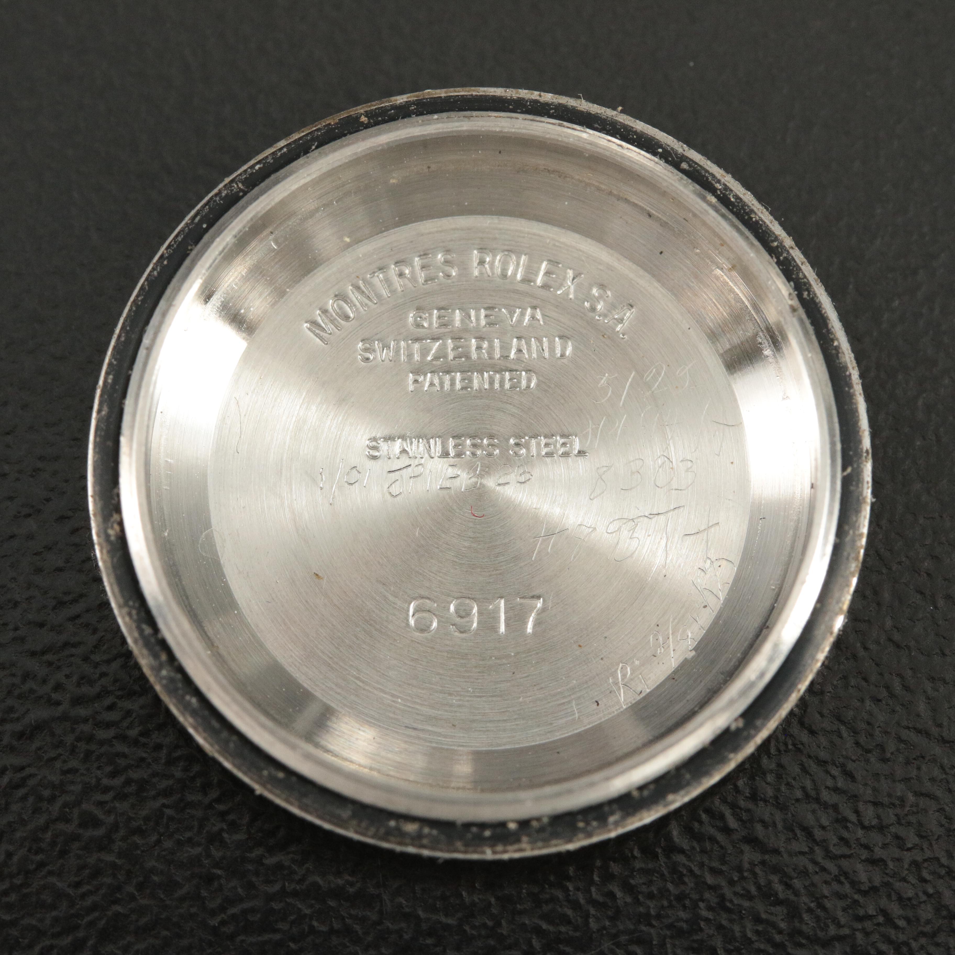 1977 Rolex Custom Mother-of-Pearl Diamond Dial and Bezel Datejust Watch