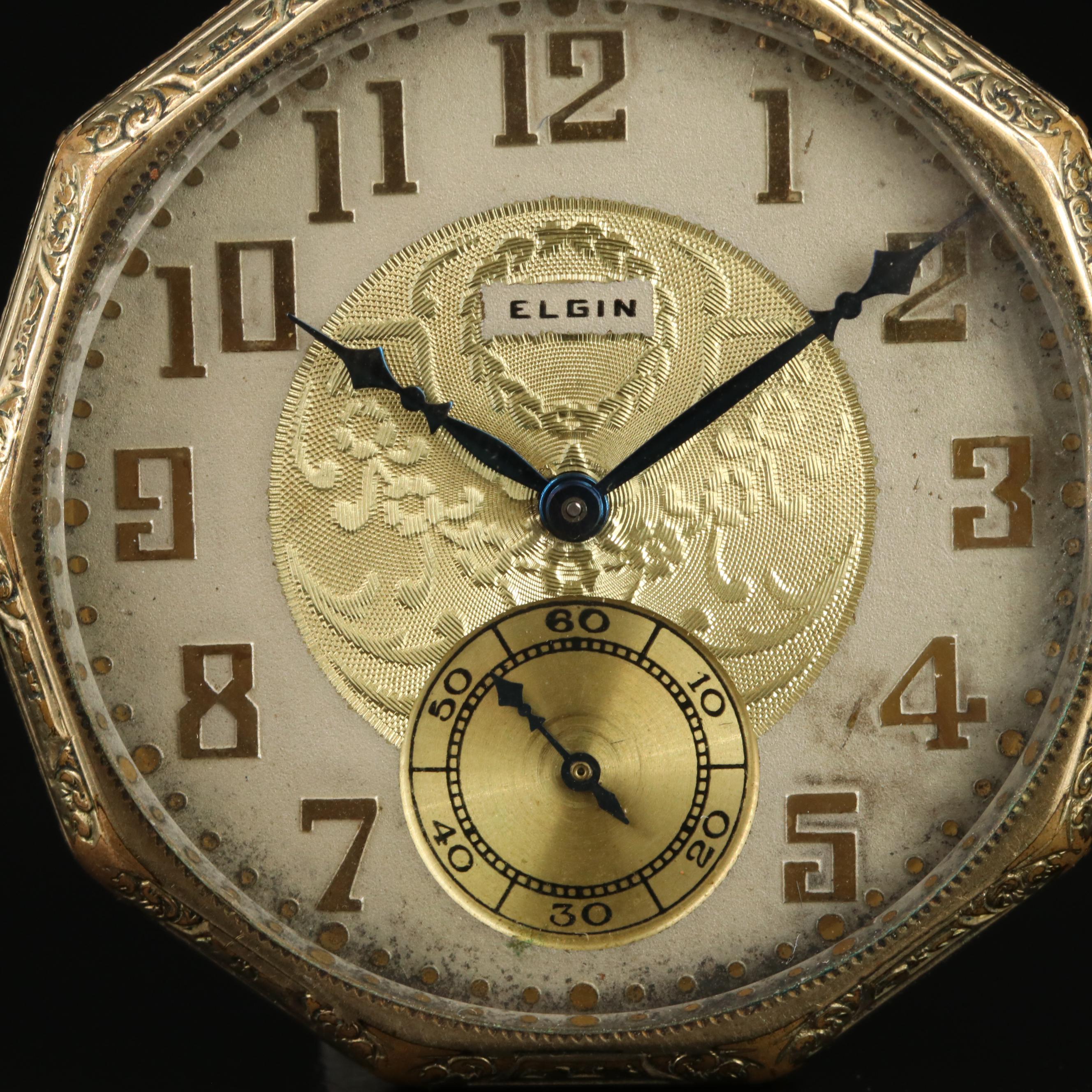 1926 Elgin Gold-Filled Pocket Watch