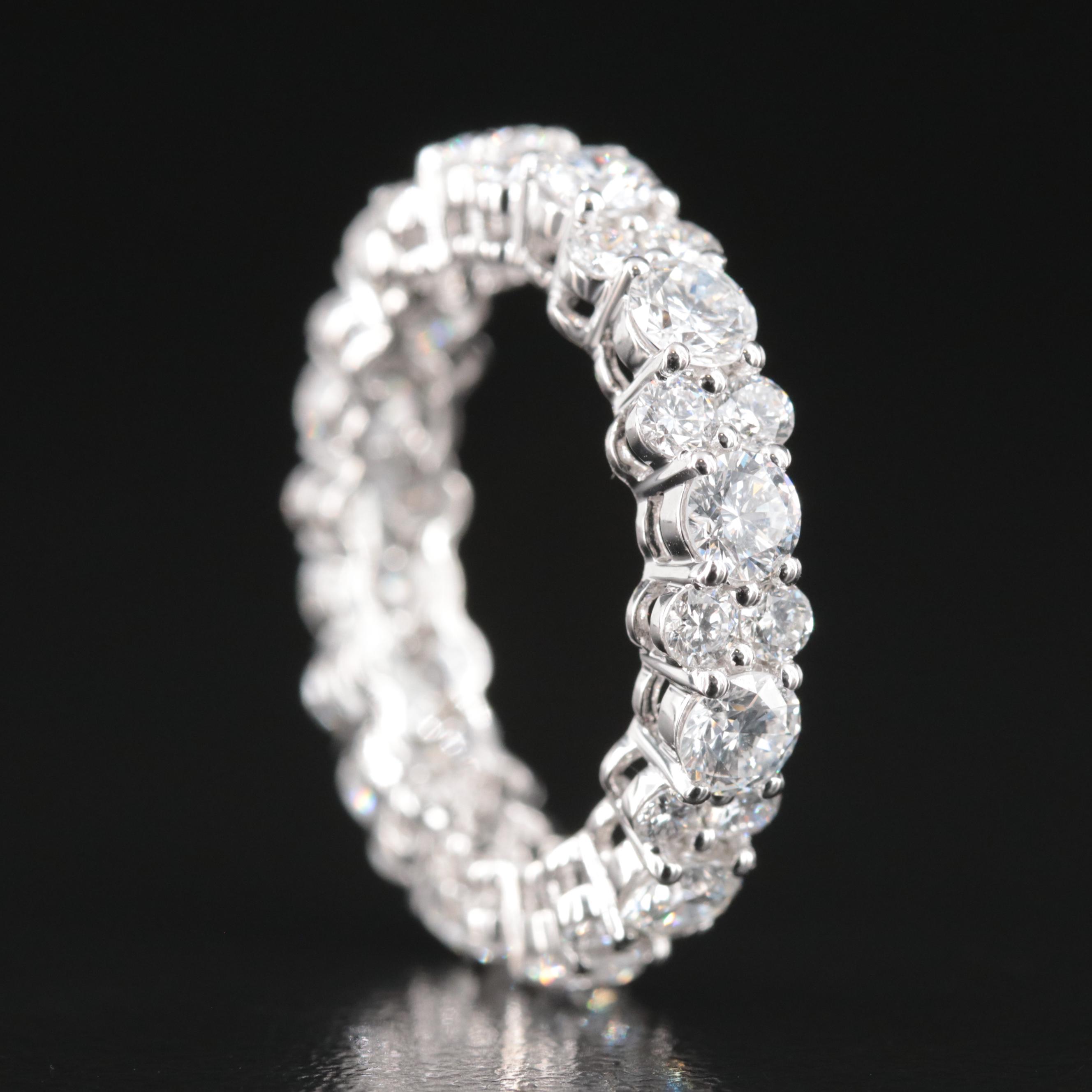 14K 4.02 CTW Lab Grown Diamond Eternity Band
