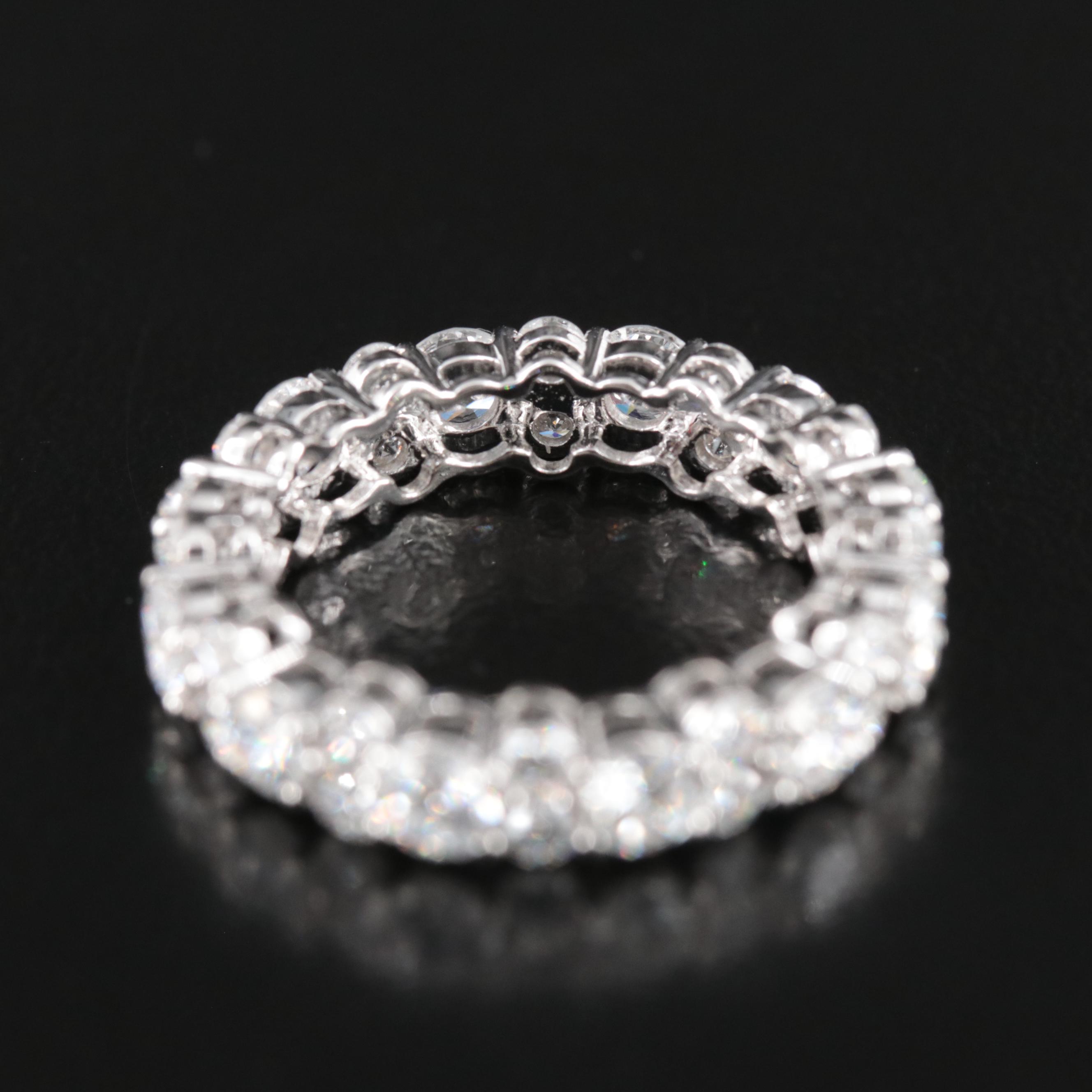14K 4.02 CTW Lab Grown Diamond Eternity Band
