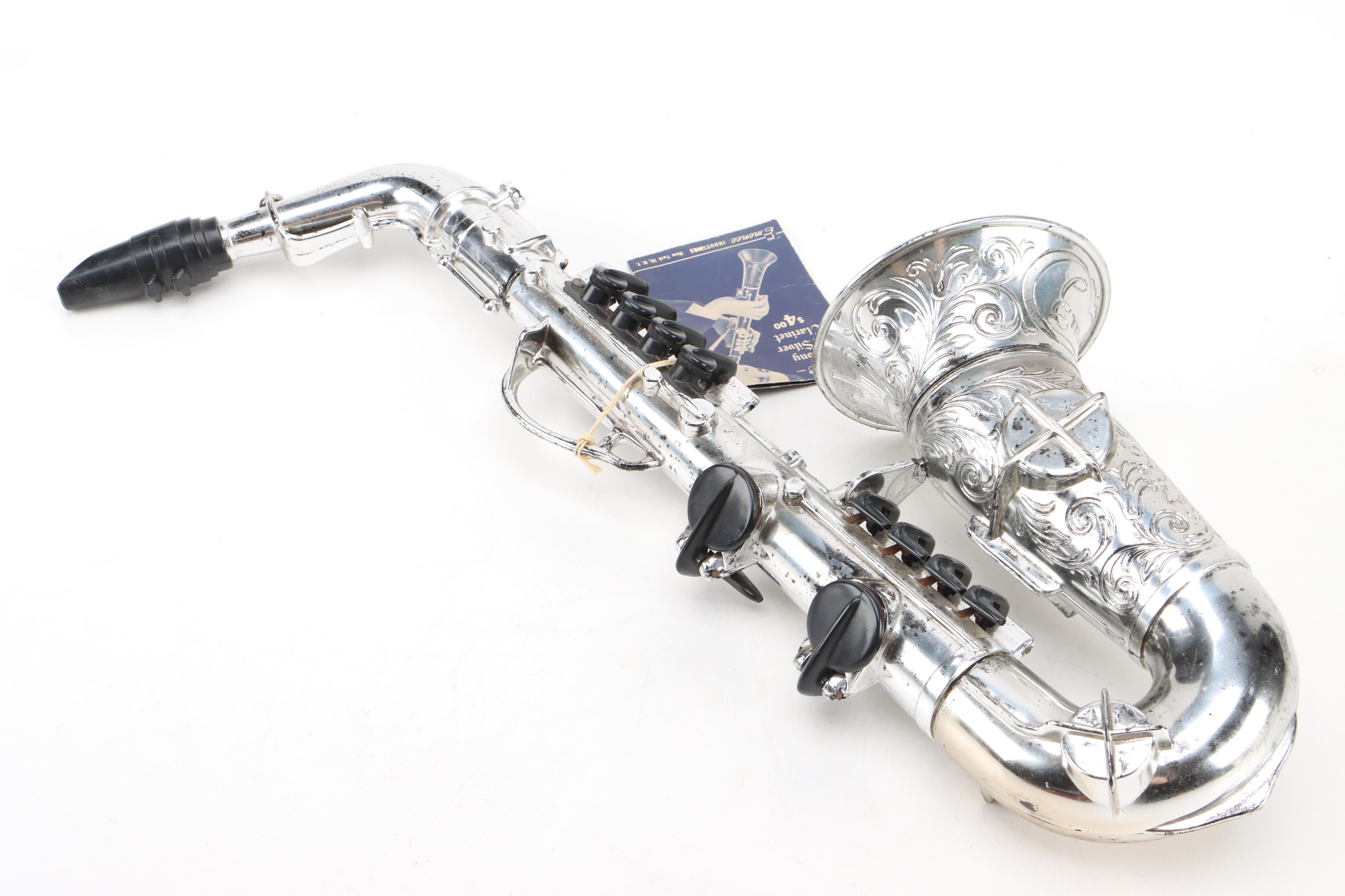 Emenee Toy Saxophone with Spec-Toy Culars Fiddle Tone Toys