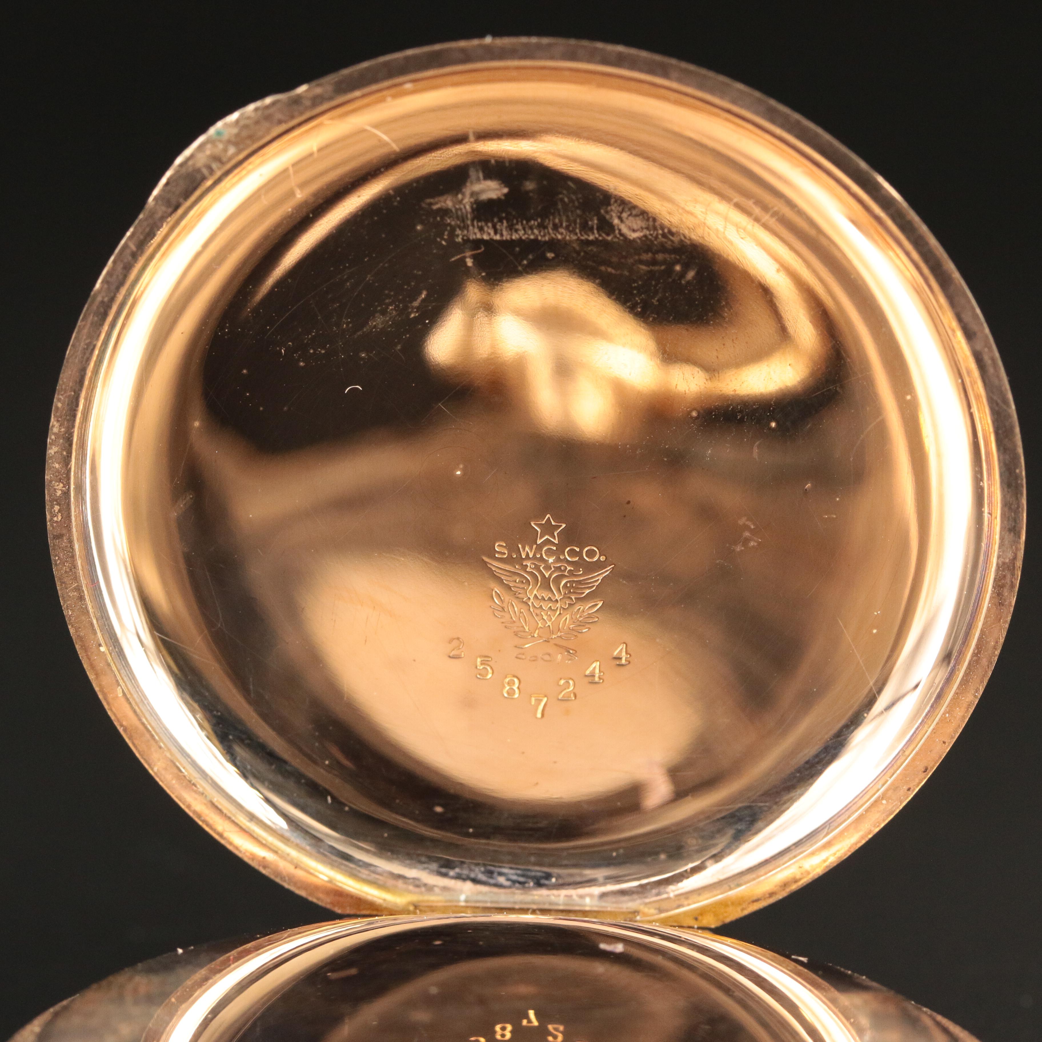 1916 Elgin Gold-Filled Hunting Case Pocket Watch