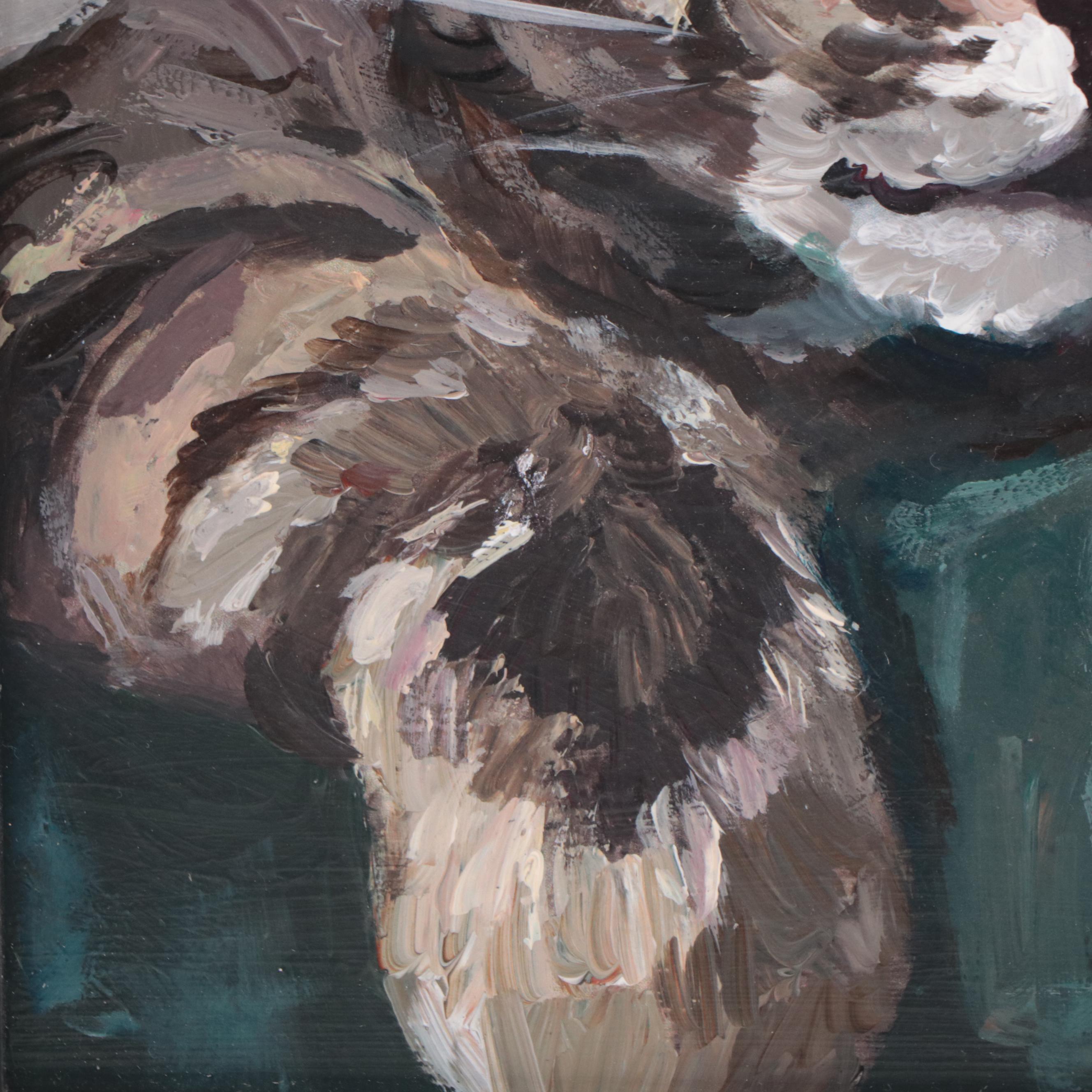 Adam Deda Oil Painting "Catnap," 2023