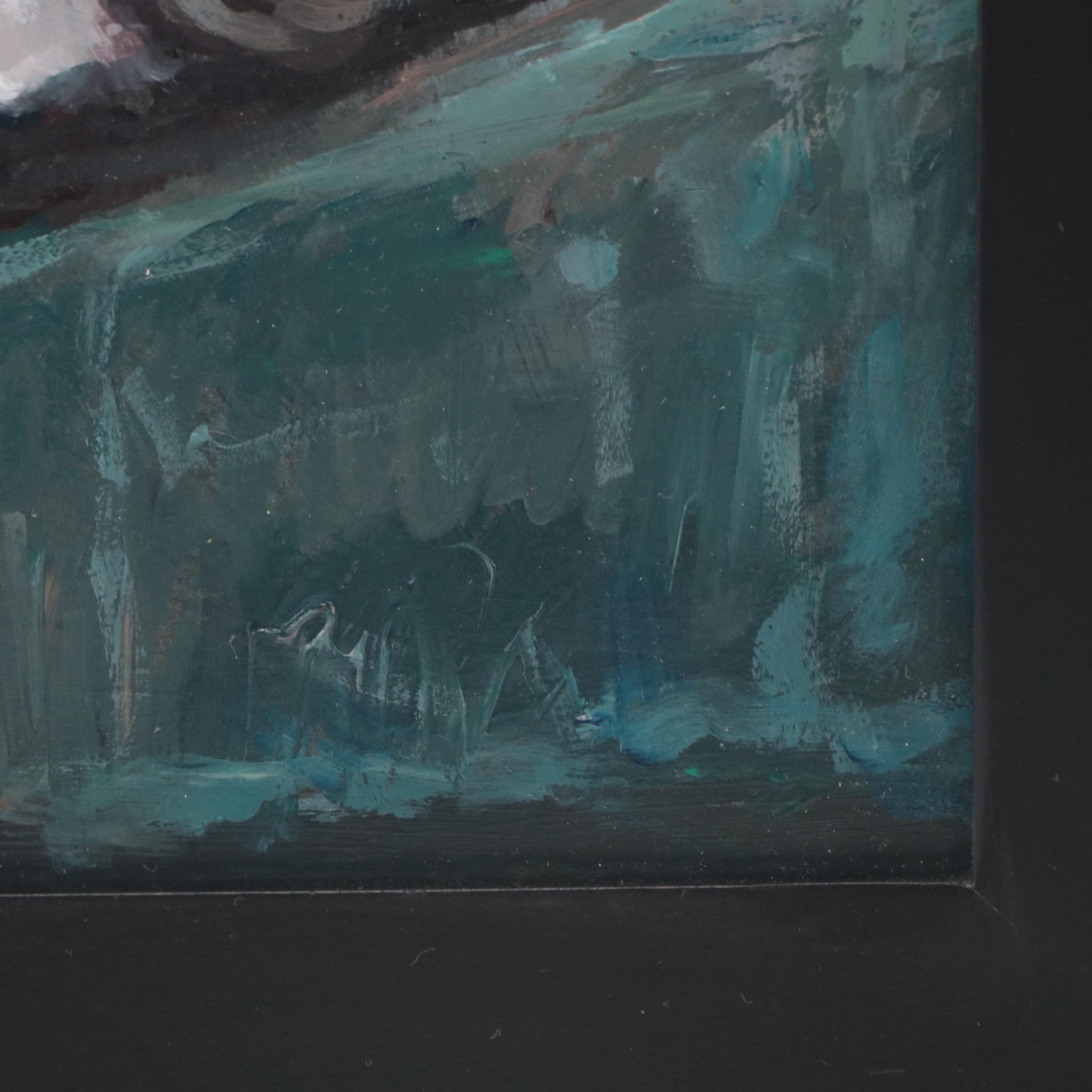 Adam Deda Oil Painting "Catnap," 2023