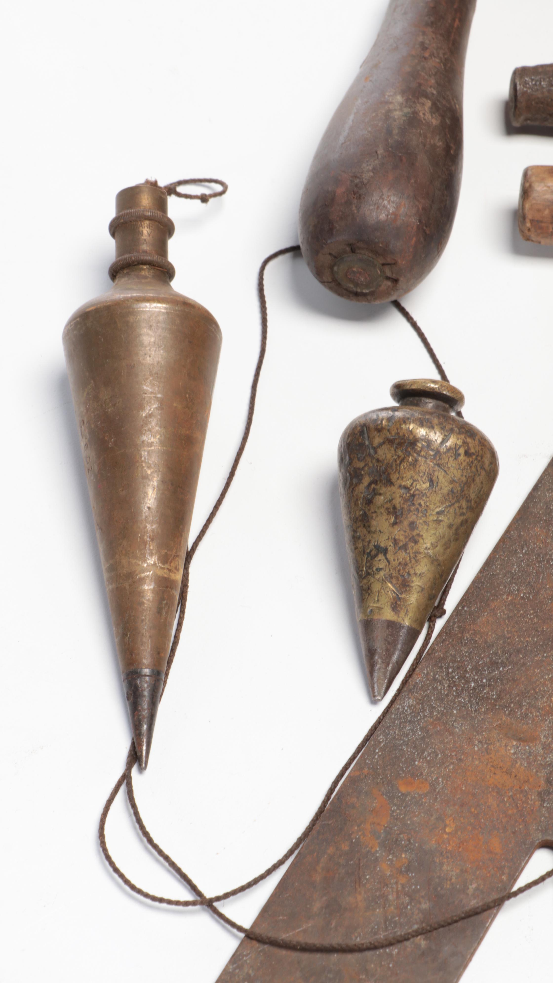 Carpentry Hand Tools, Rulers, Plumb Bobs, Hand Drills and More Tools