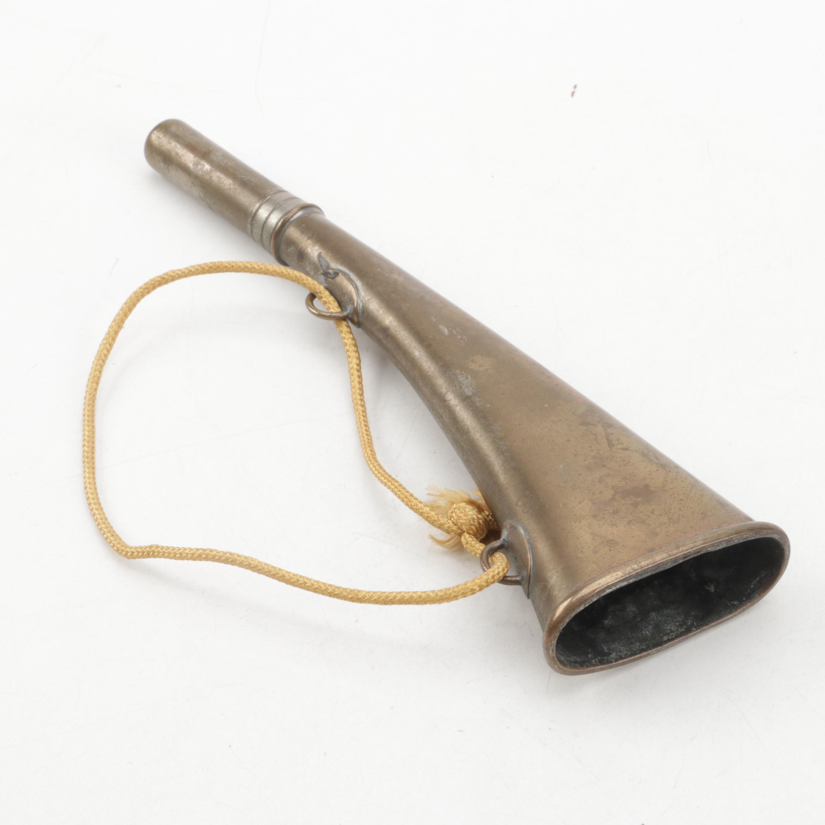 Antique Brass Fox Hunt Signaling Horns