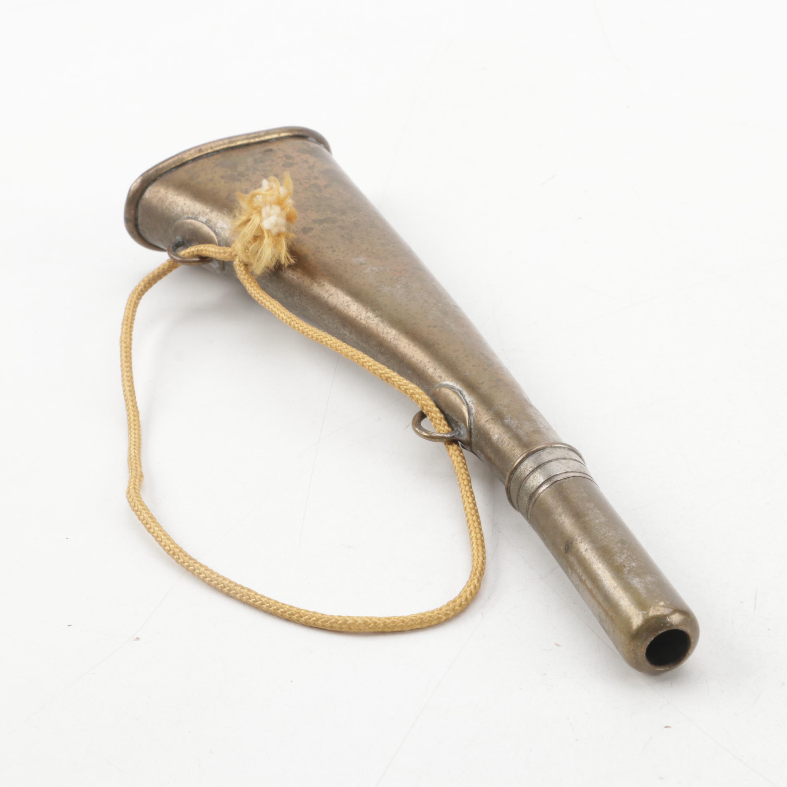 Antique Brass Fox Hunt Signaling Horns