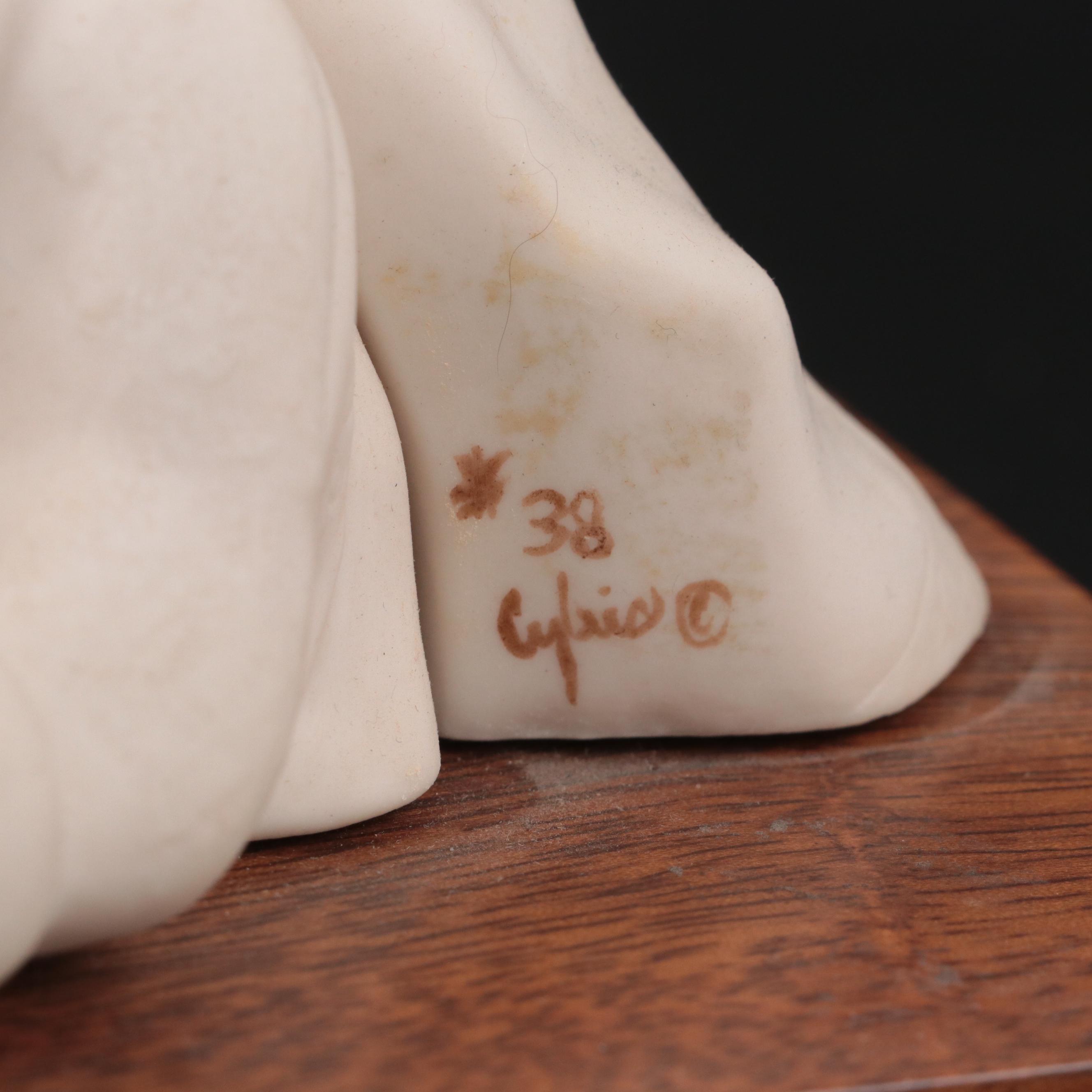 Cybis "Kateri Tekakwitha: Lily of the Mohawks" Bisque Porcelain Figurine