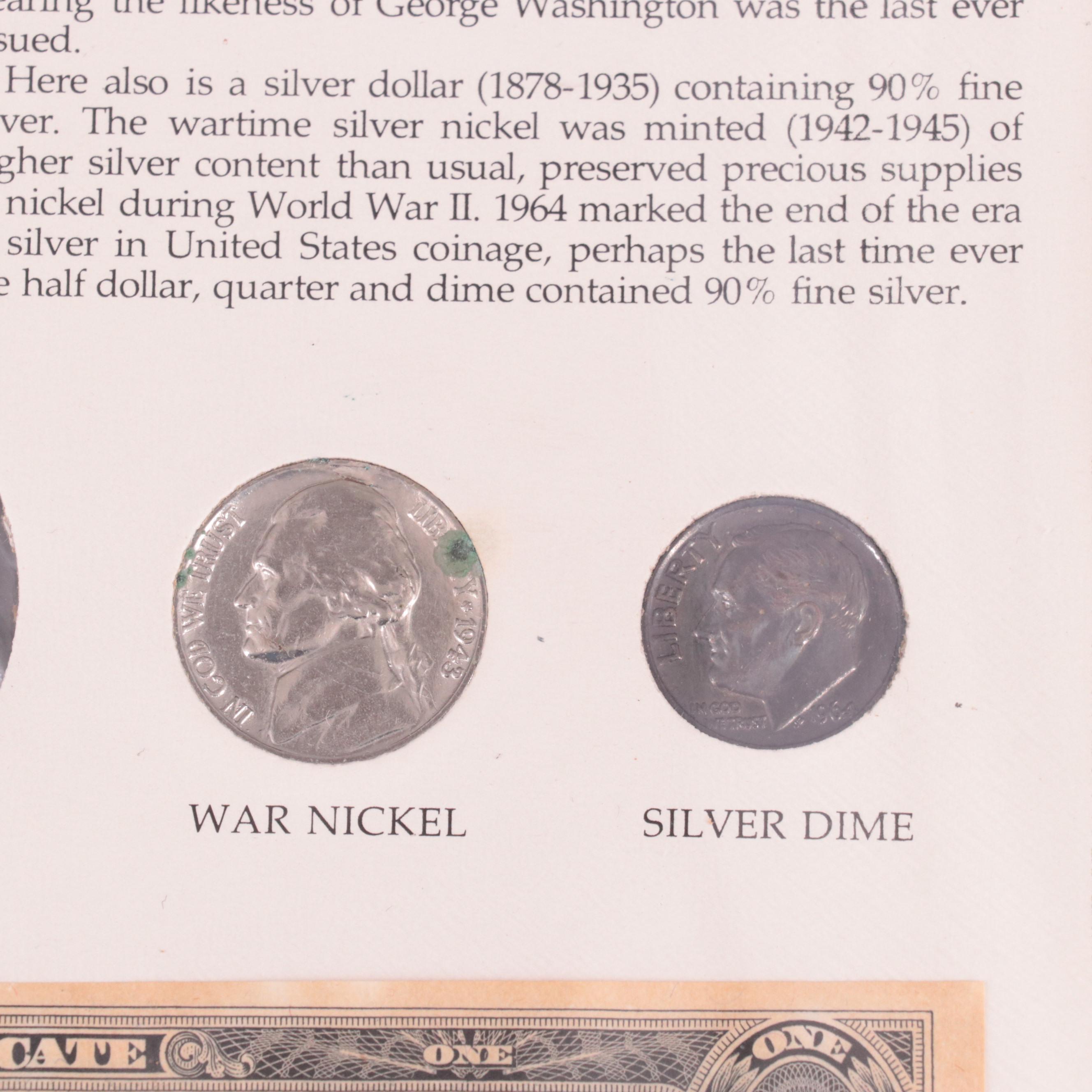 "Two Coin Sets  the "Silver Story" and "Pony Express" Coin  Sets