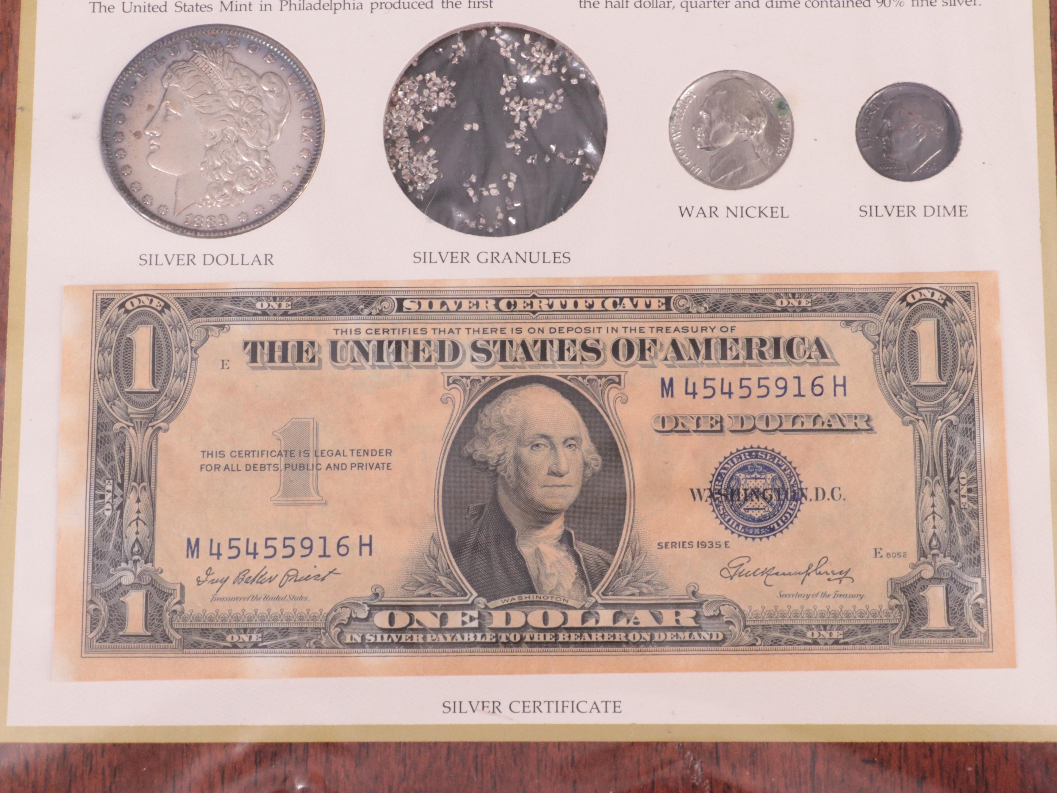 "Two Coin Sets  the "Silver Story" and "Pony Express" Coin  Sets