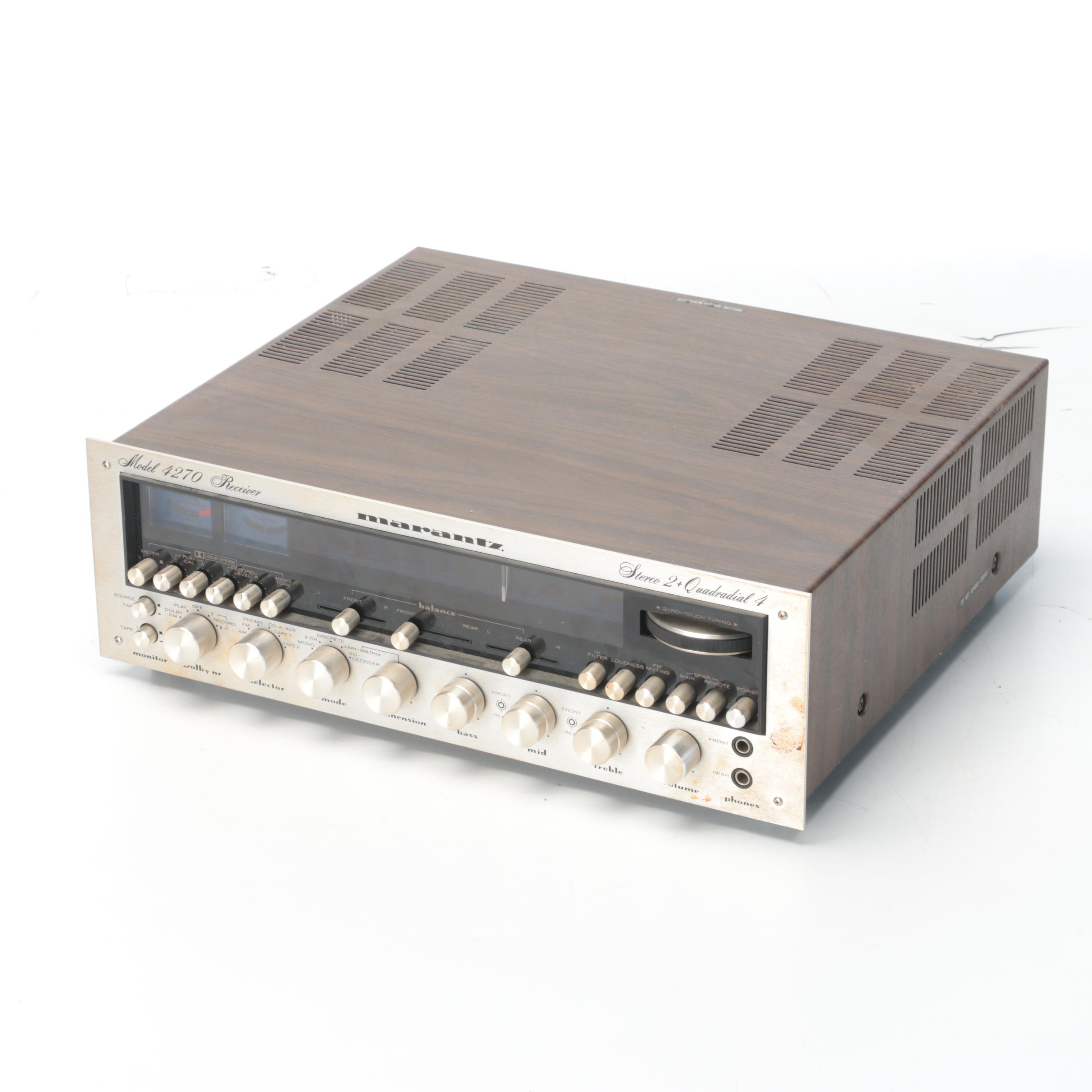 Marantz 4270 Stereo and Quadradial Four-Channel Receiver, 1970s