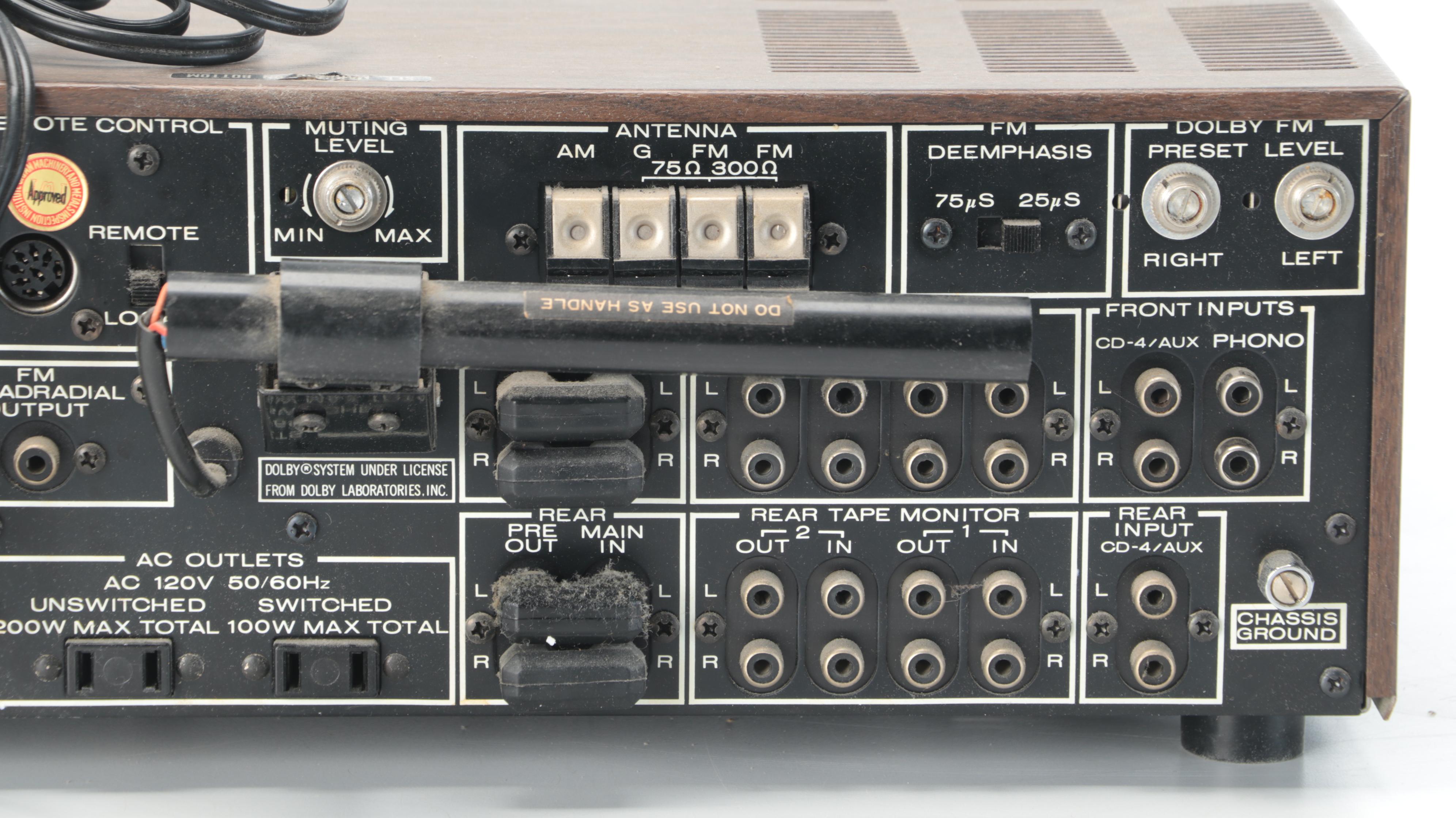 Marantz 4270 Stereo and Quadradial Four-Channel Receiver, 1970s