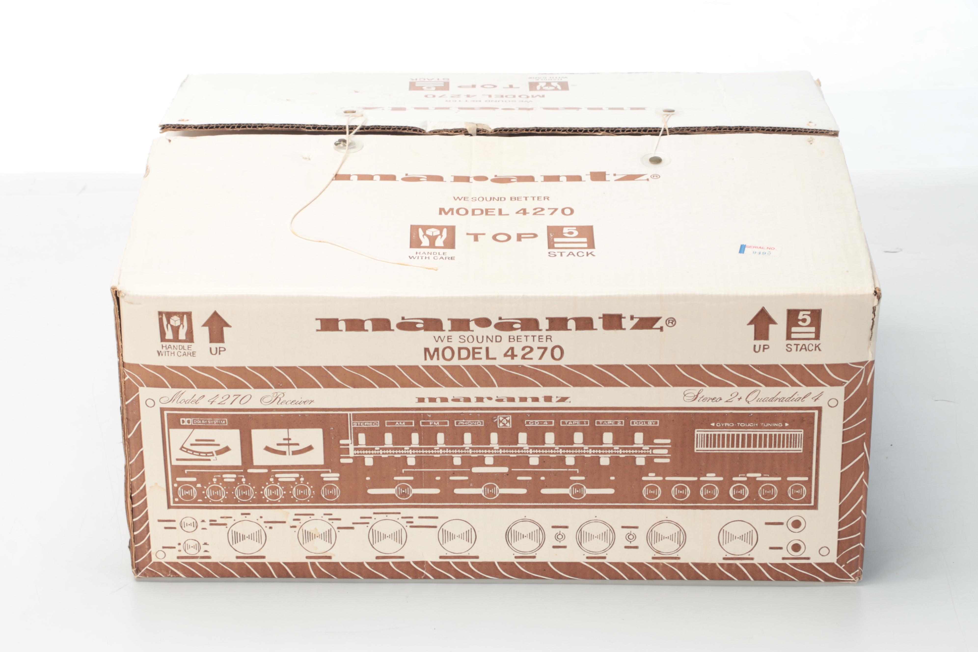 Marantz 4270 Stereo and Quadradial Four-Channel Receiver, 1970s