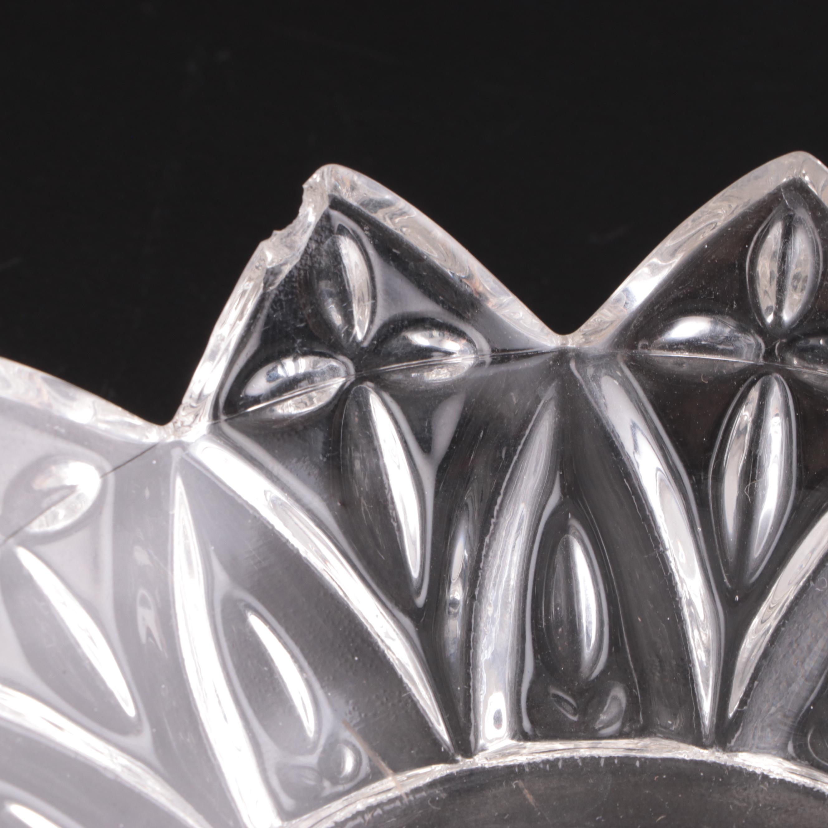 Tilt Ball Glass Pitcher with Fostoria "American Clear" Glass Pitcher and More