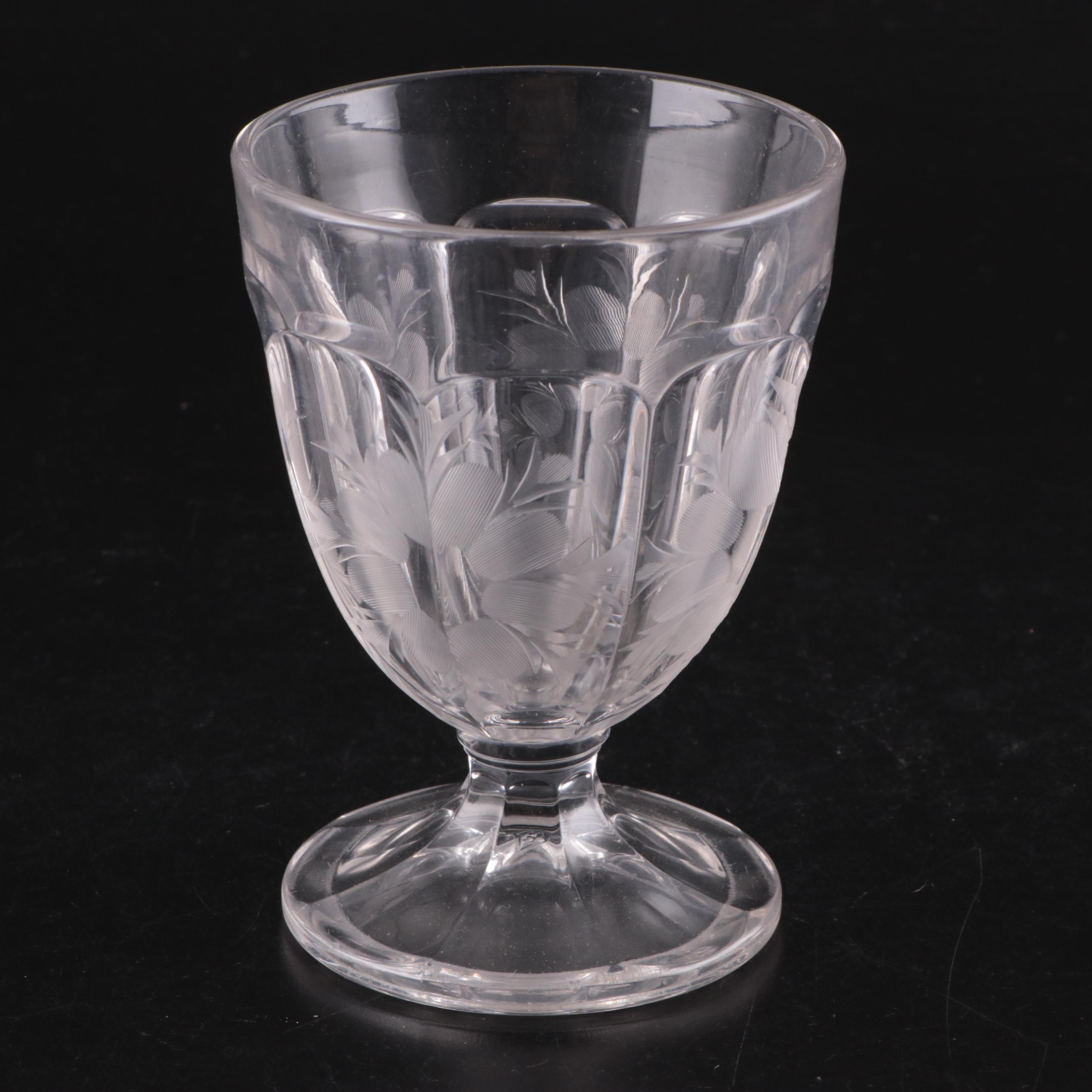 Tilt Ball Glass Pitcher with Fostoria "American Clear" Glass Pitcher and More